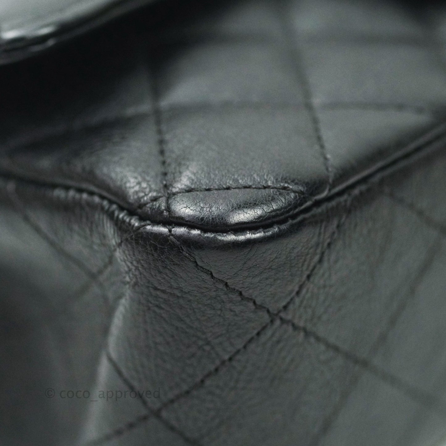 Chanel Quilted Mini Rectangular Flap So Black Crumpled Calfskin