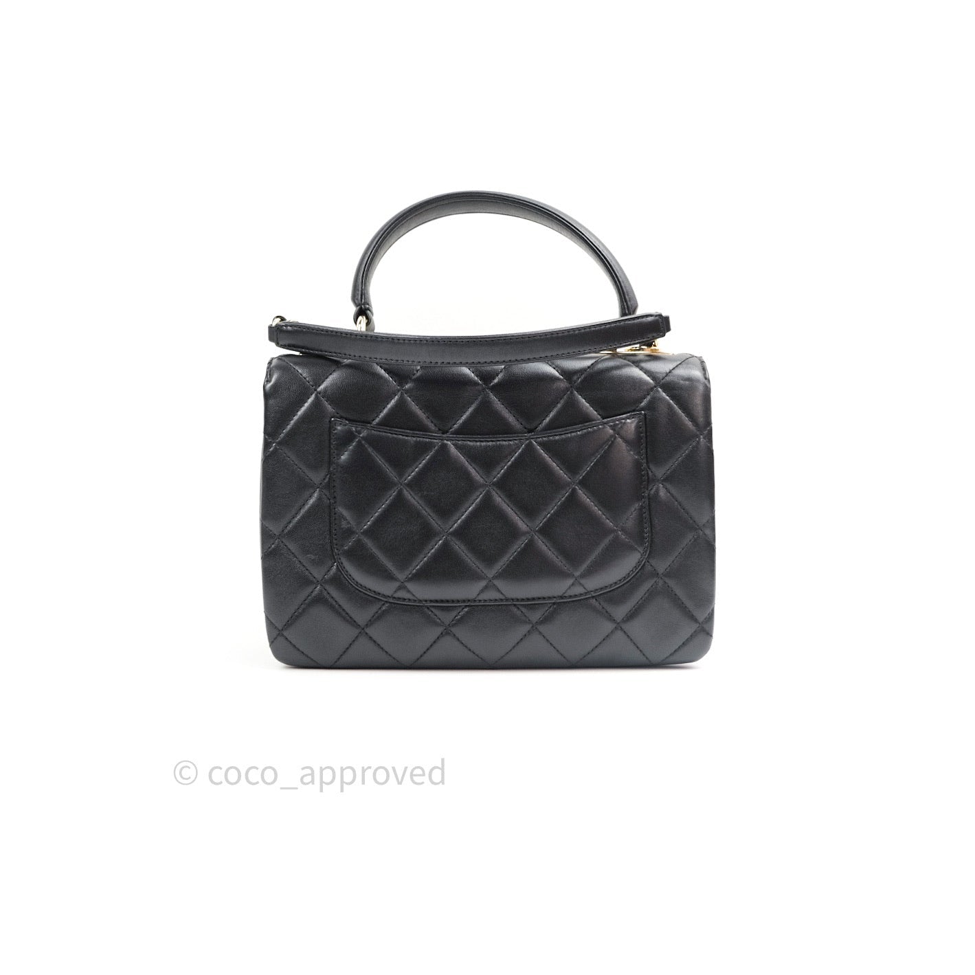 Chanel Trendy CC Small Black Lambskin Gold Hardware