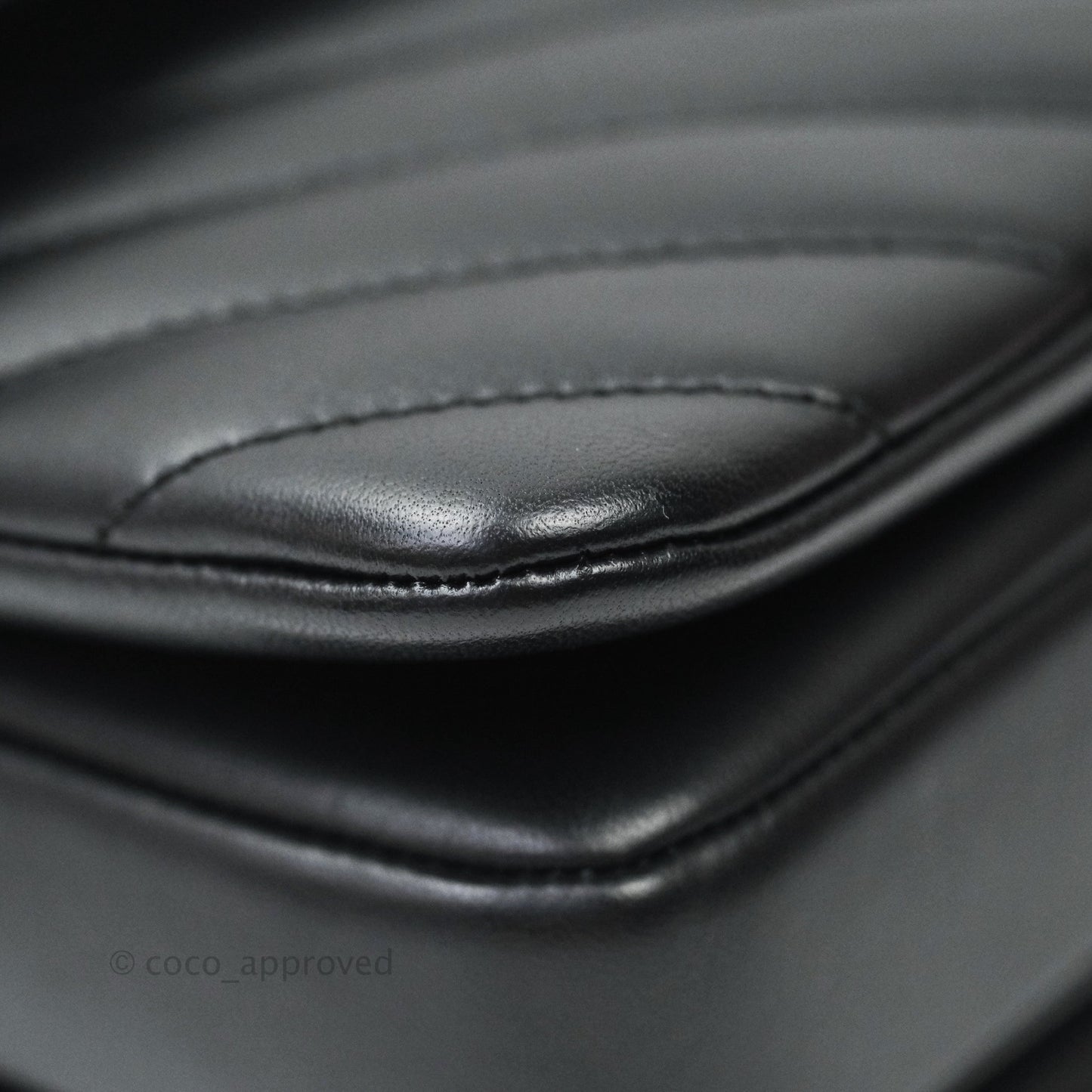 Chanel Trendy CC Chevron Small Black Lambskin Gold Hardware