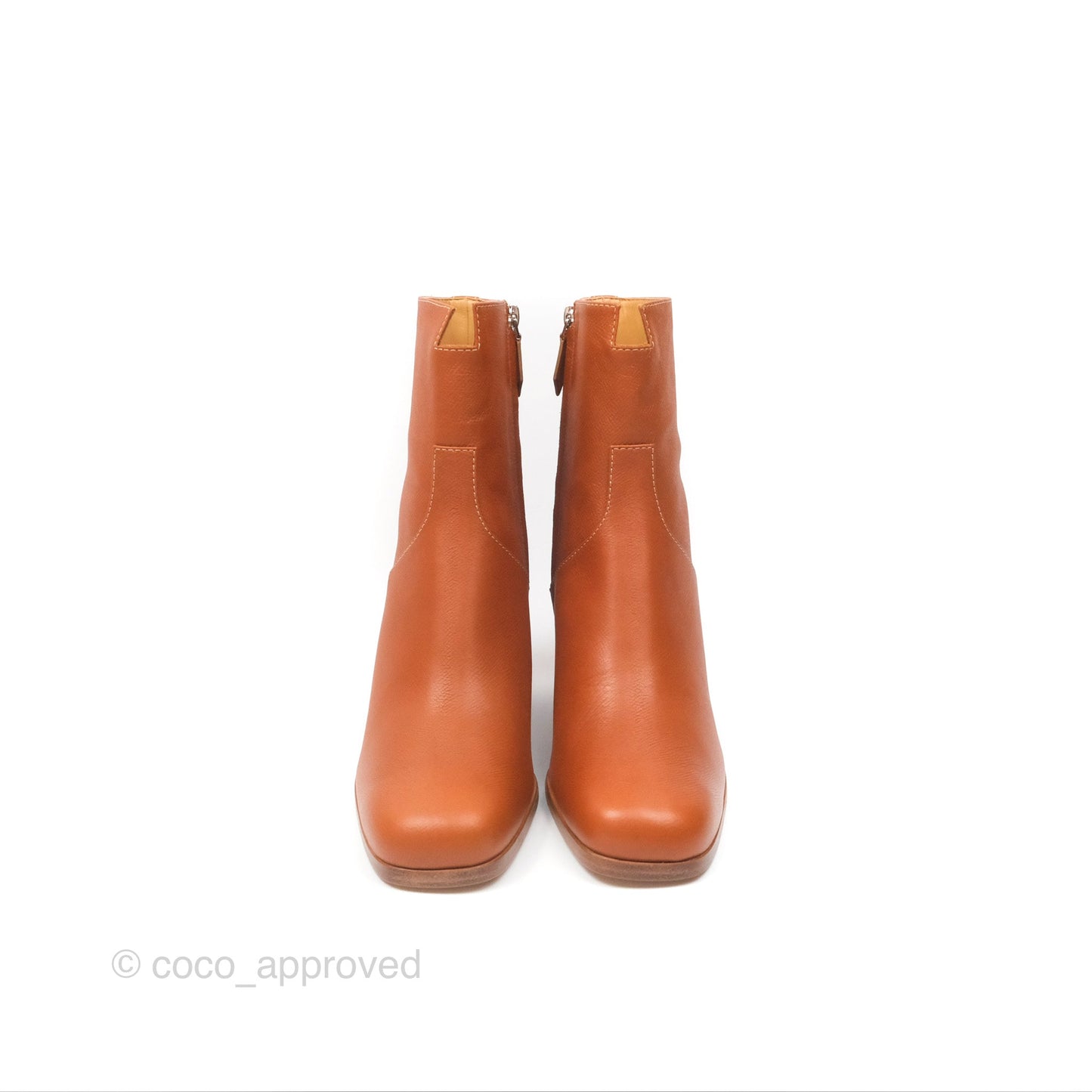Hermès Flatteuse 60 Ankle Boot Natural Calfskin