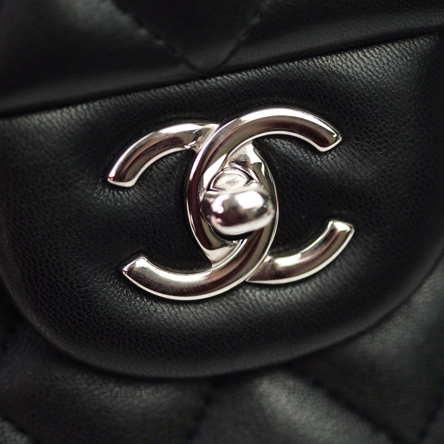 Chanel Jumbo Double Flap Black Lambskin Silver Hardware⁣⁣