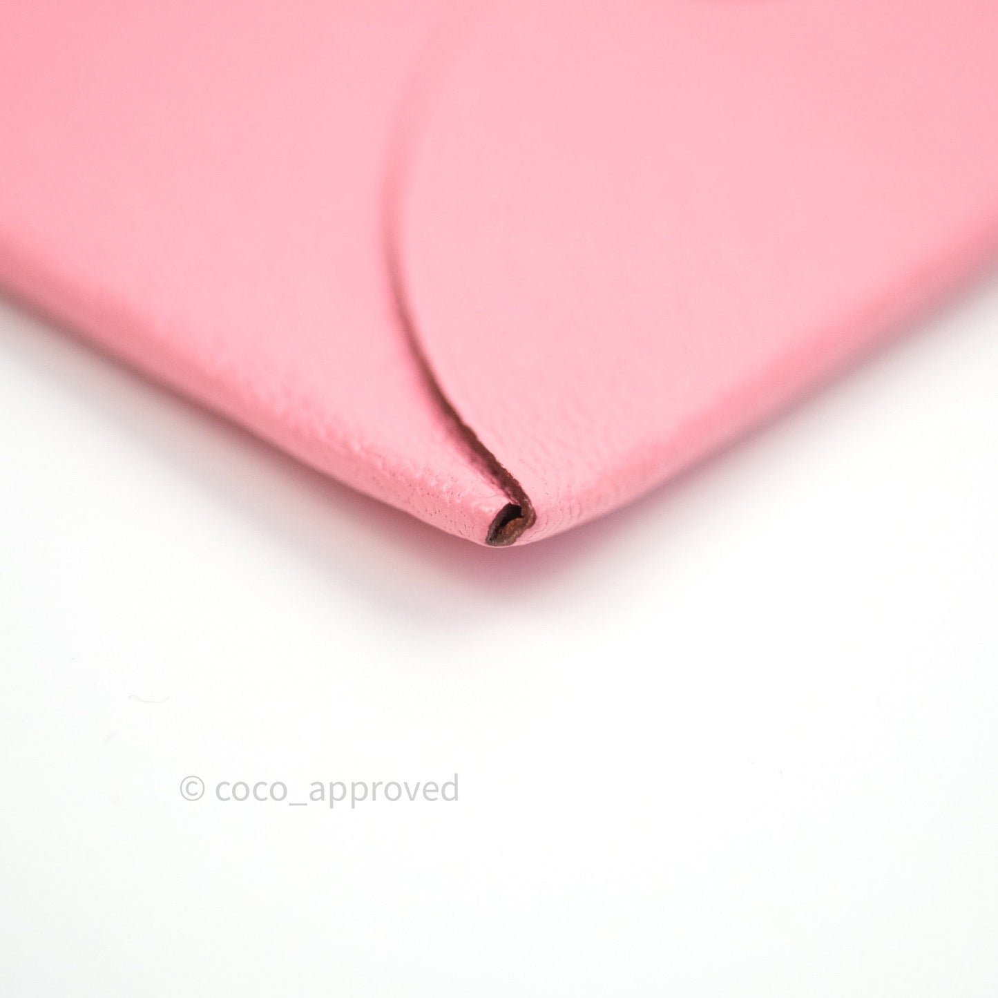 Hermès Bastia Coin Purse Rose Confetti and Brique Chèvre Mysore Leather