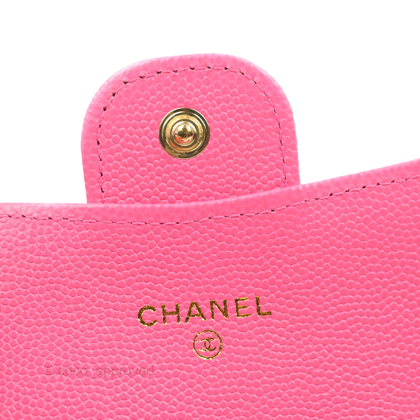 Chanel Classic Quilted Belt Bag Pink Caviar Gold Hardware