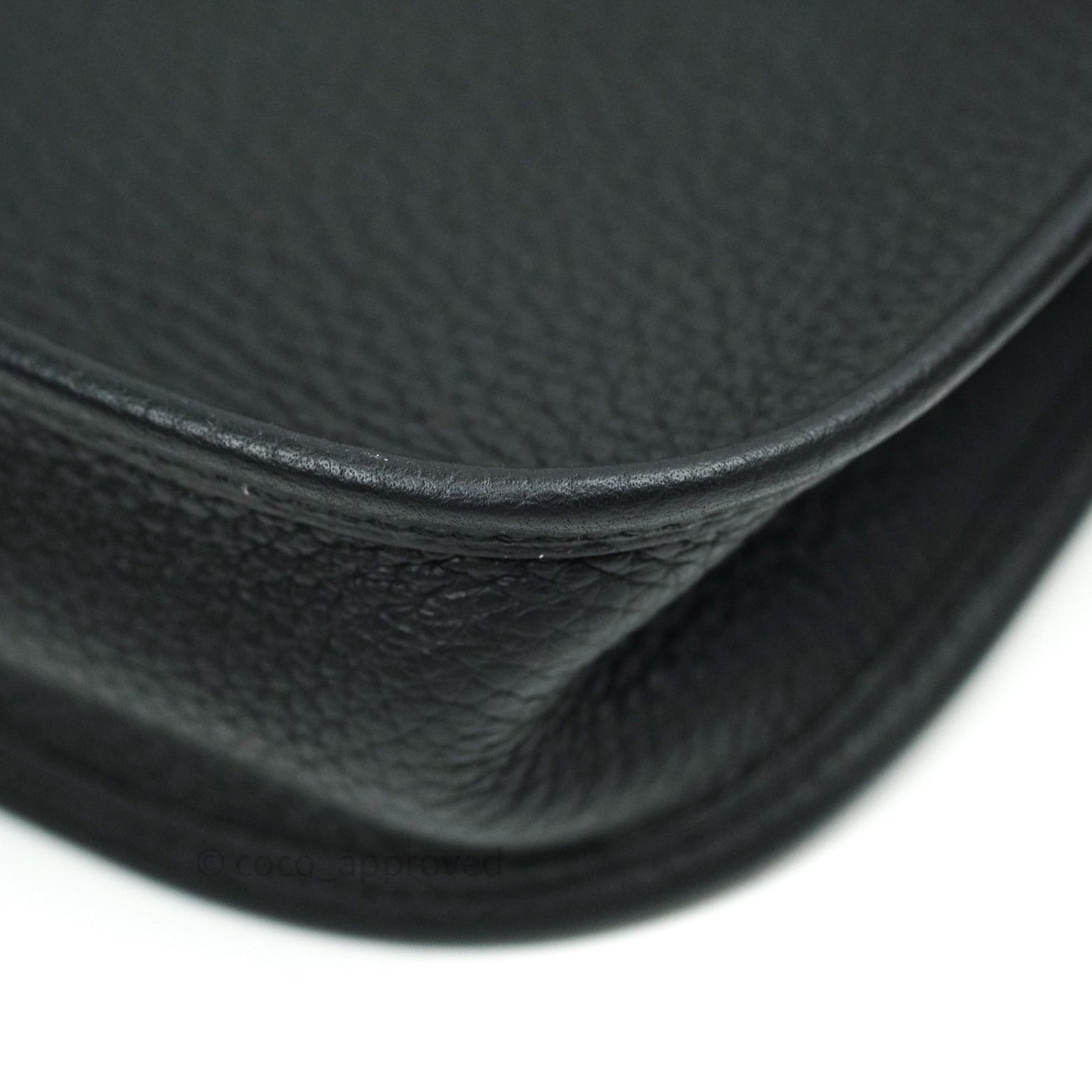 Hermès Clemence Evelyne TPM Black Gold Hardware