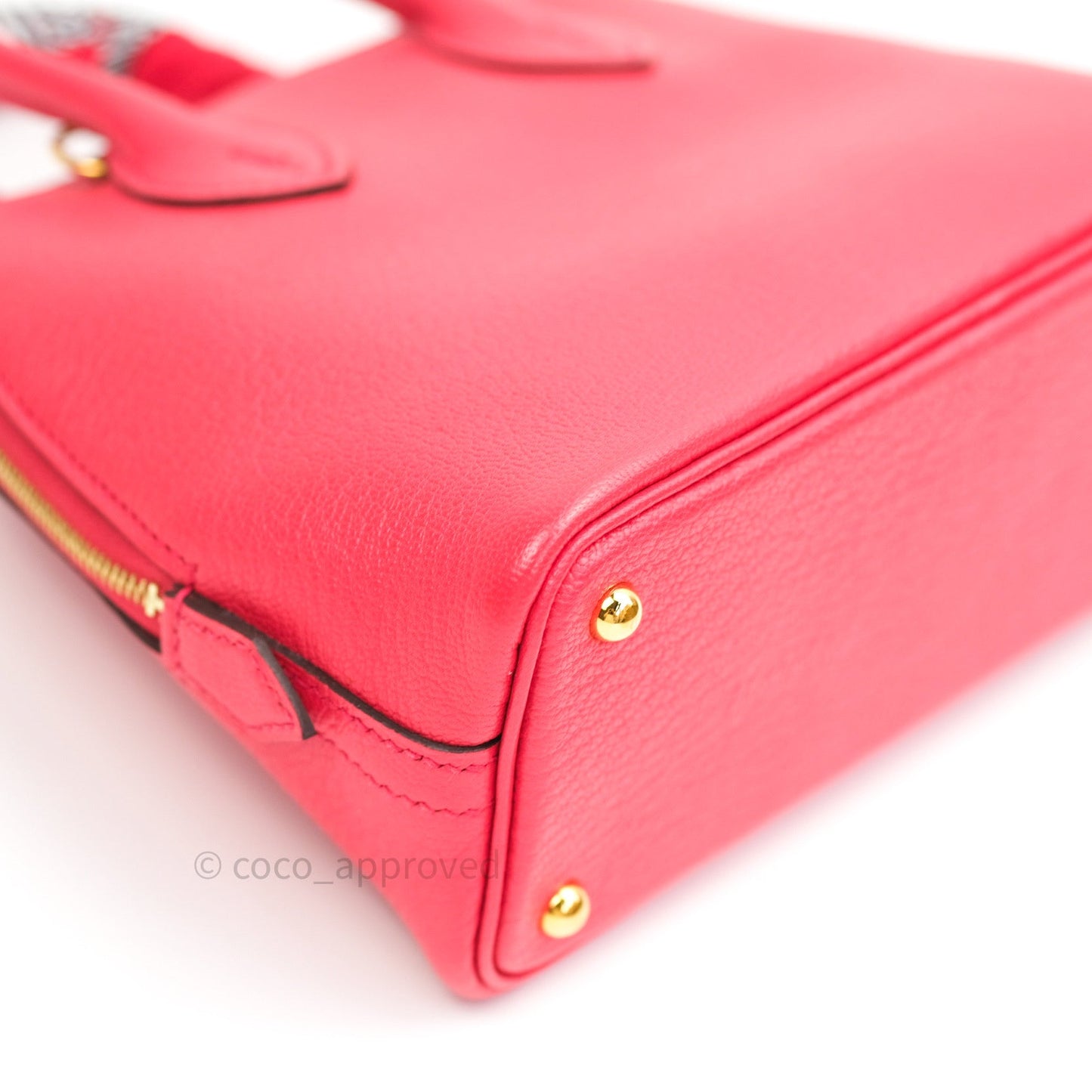 Hermès Bolide Mini 1923 Chevre Mysore Bougainvillier