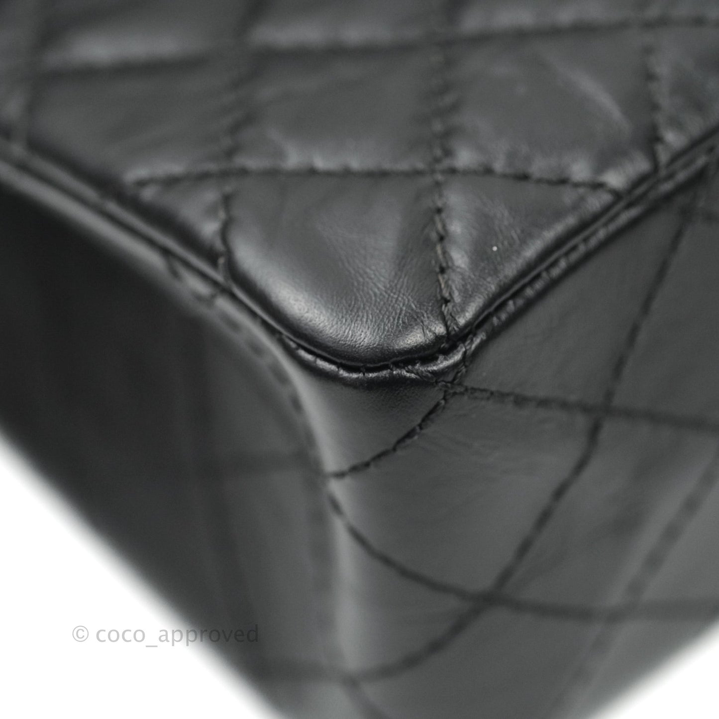 Chanel Reissue Quilted Aged Calfskin Black Ruthenium Hardware 225