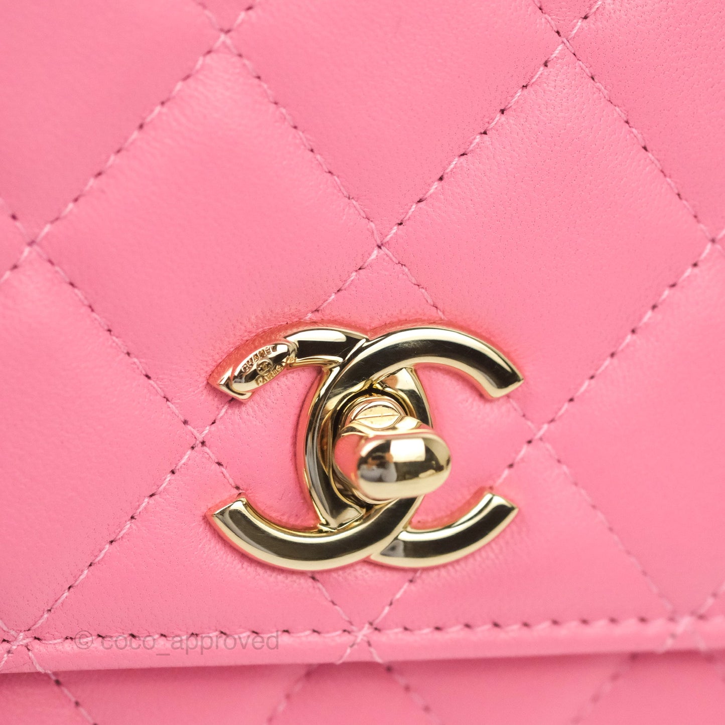 Chanel Trendy CC WOC Pink Lambskin Gold Hardware