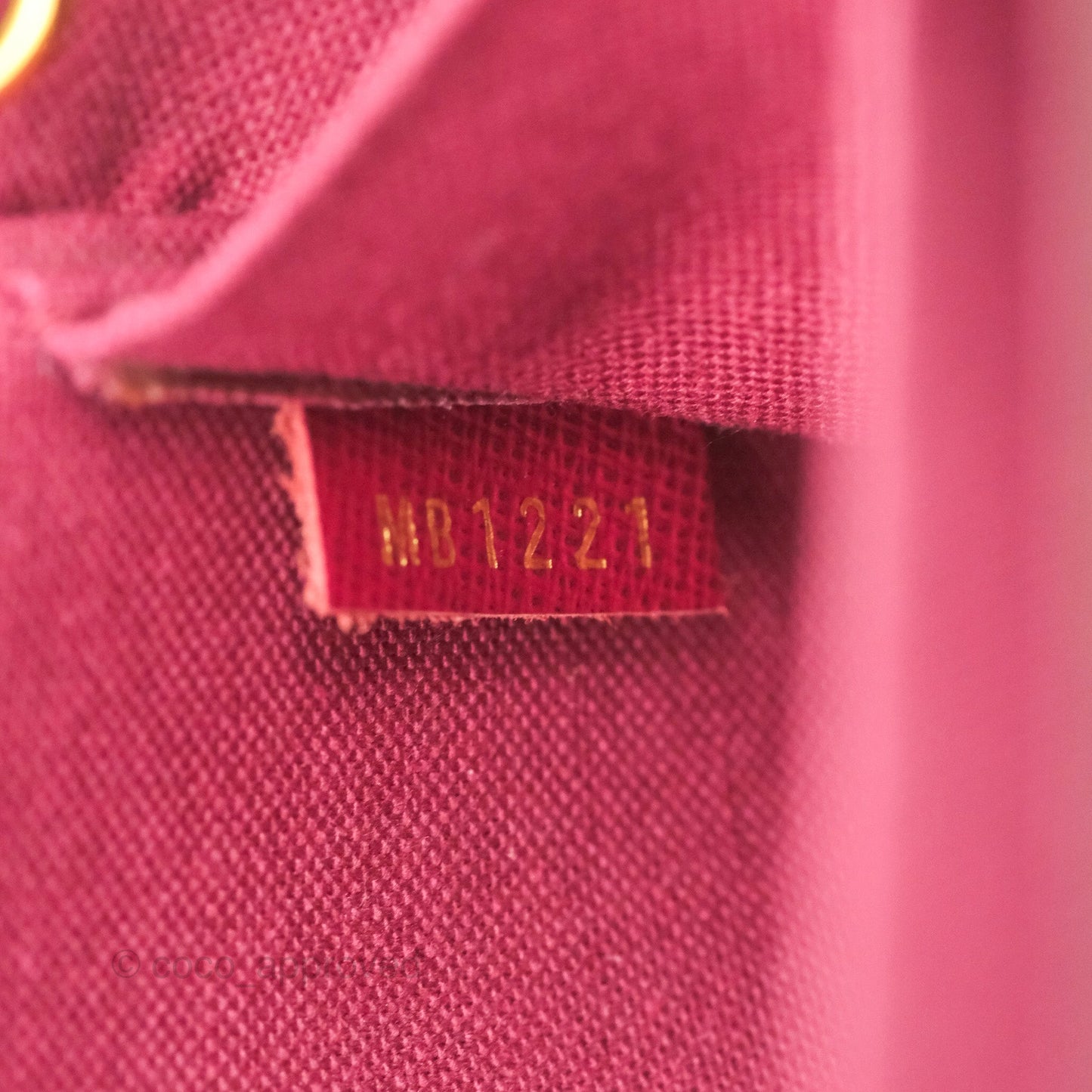 Louis Vuitton Félicie Pochette Monogram Canvas Fuchsia Pink