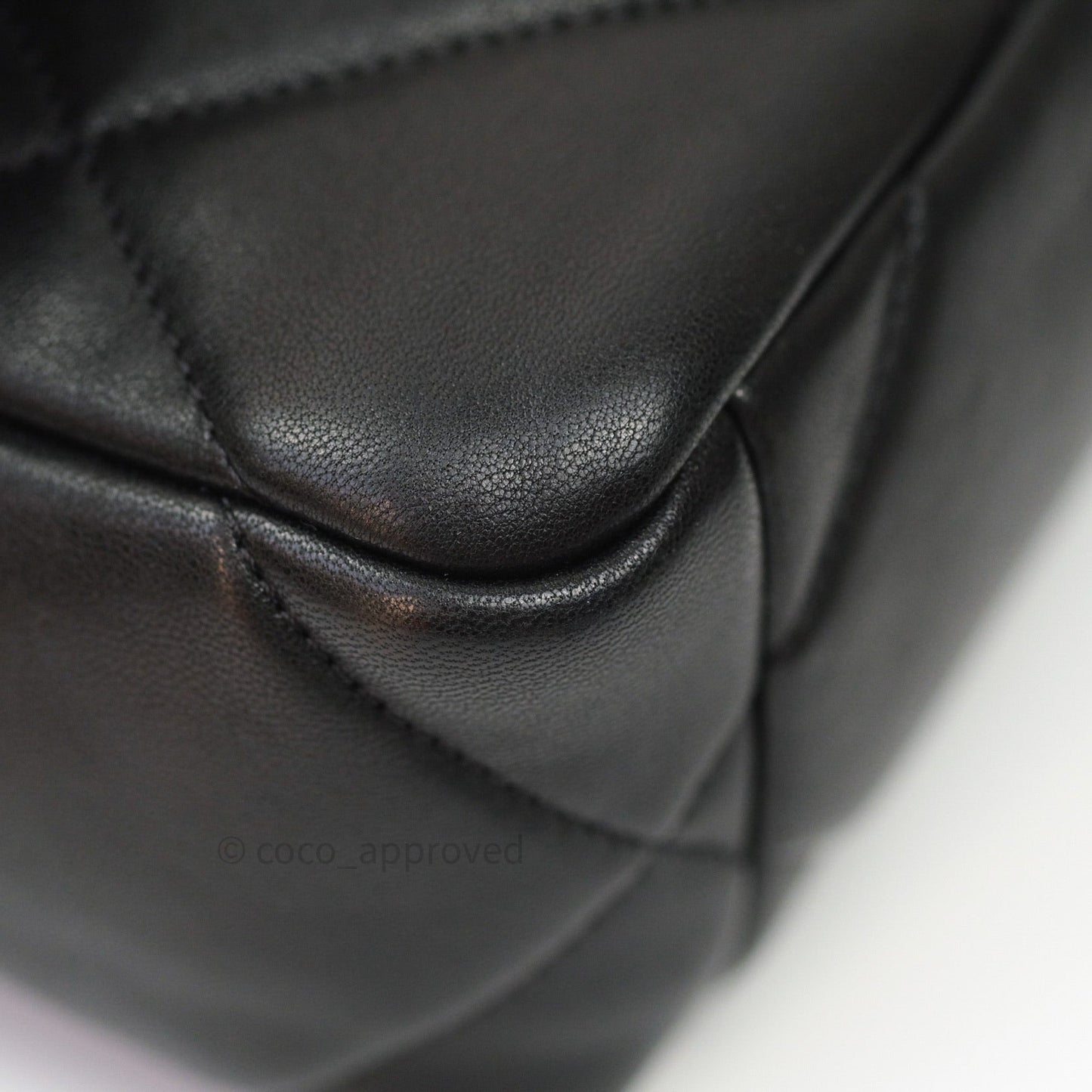 Chanel 19 Small Black Goatskin Mixed Hardware
