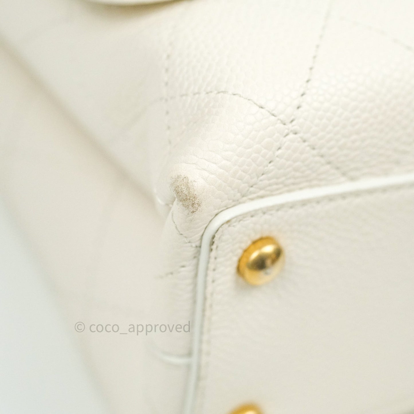 Chanel Chic Affinity Medium Grained Calfskin White Gold Hardware