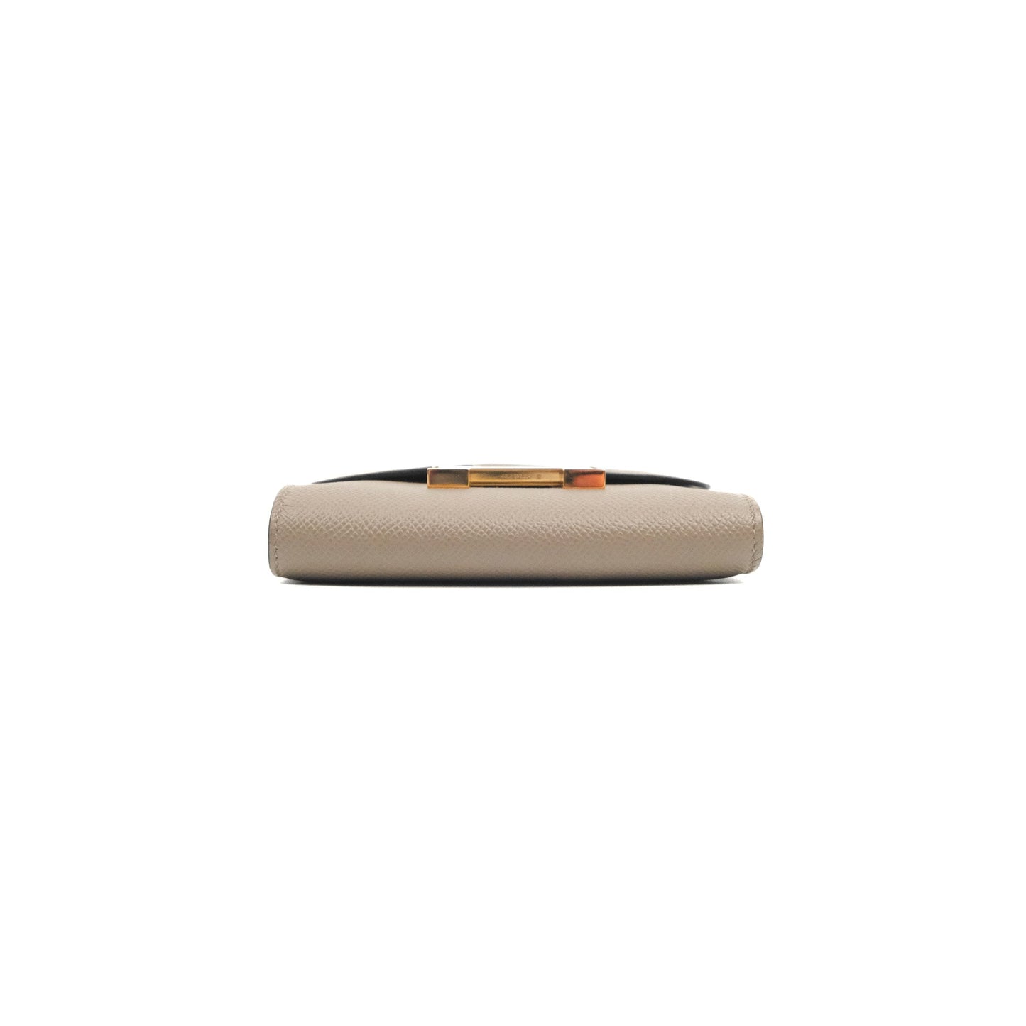 Hermès Constance Short Wallet Gris Asphalt Epsom Rose Gold Hardware