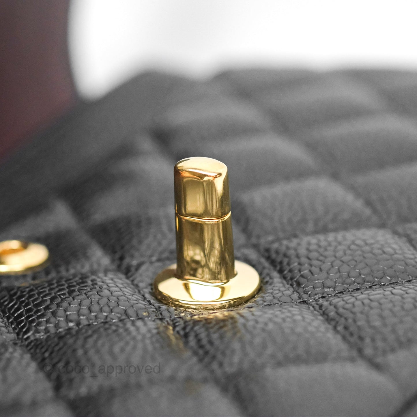 Chanel Small Classic Flap Quilted Black Caviar Gold Hardware