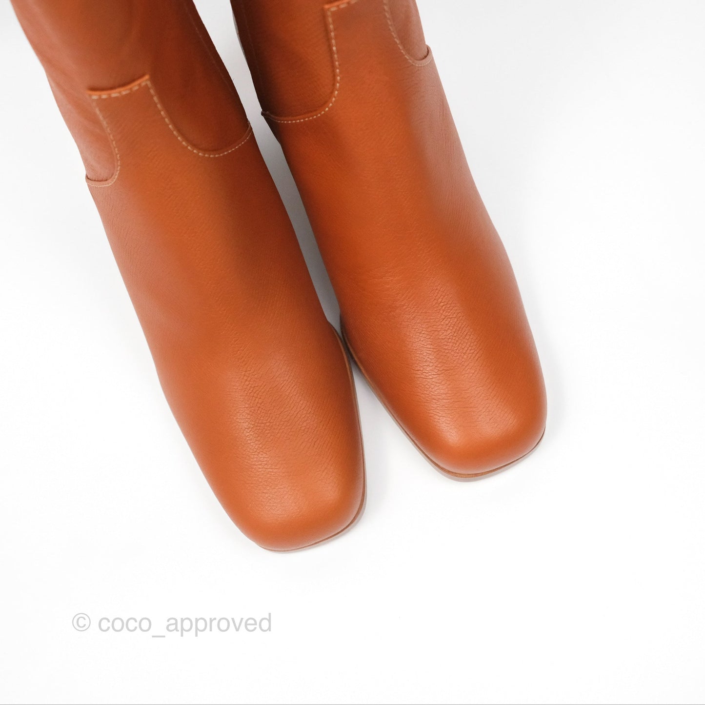 Hermès Flatteuse 60 Ankle Boot Natural Calfskin