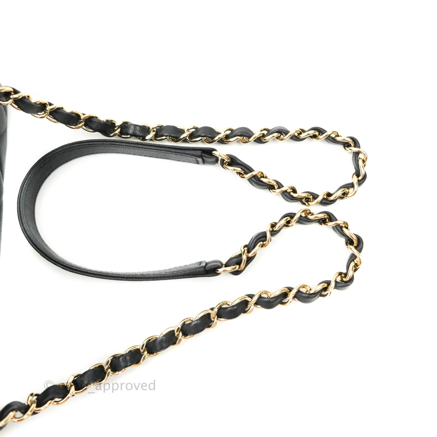 Chanel Quilted Medium Business Affinity Flap Black Caviar Light Gold Hardware