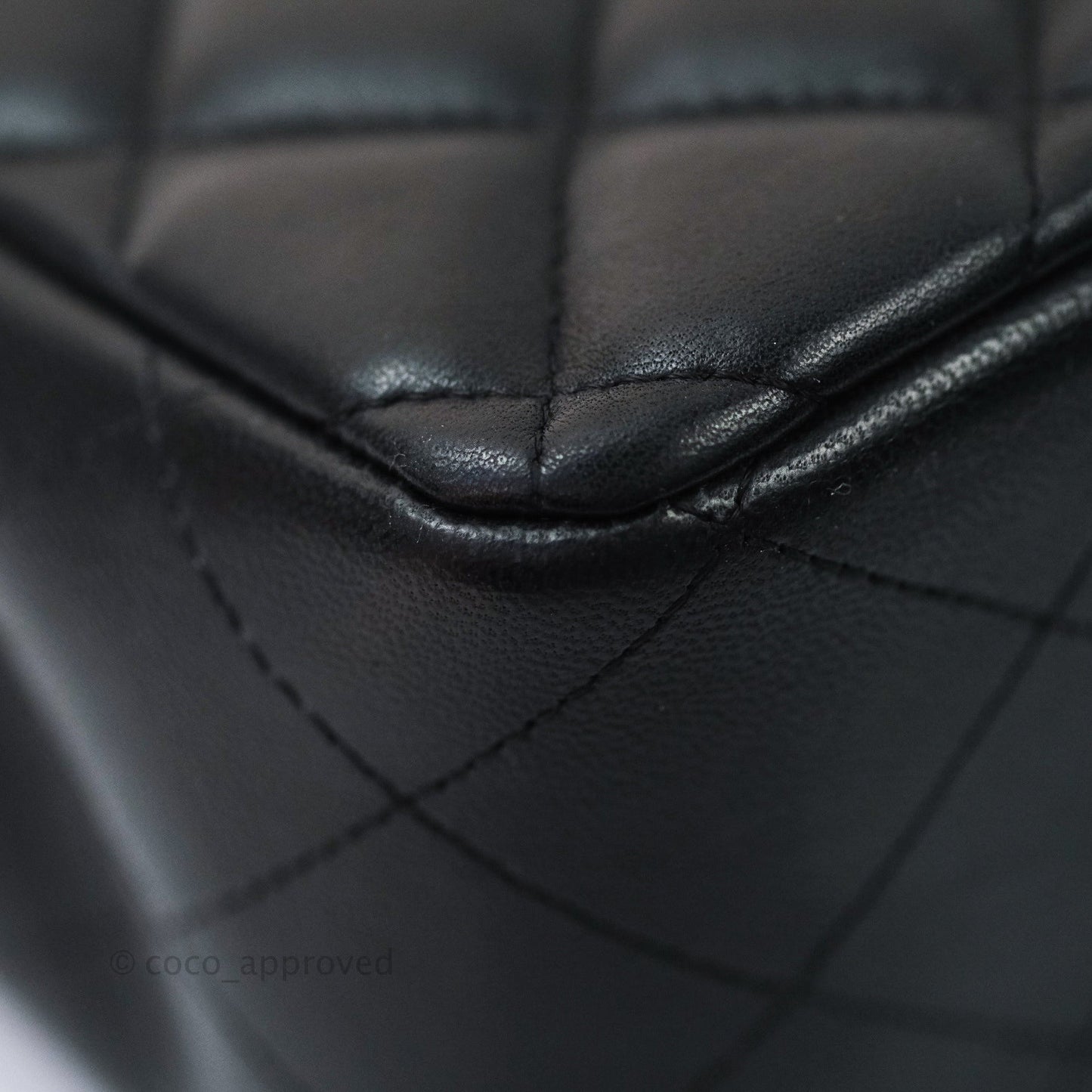 Chanel Jumbo Double Flap Black Lambskin Silver Hardware⁣⁣