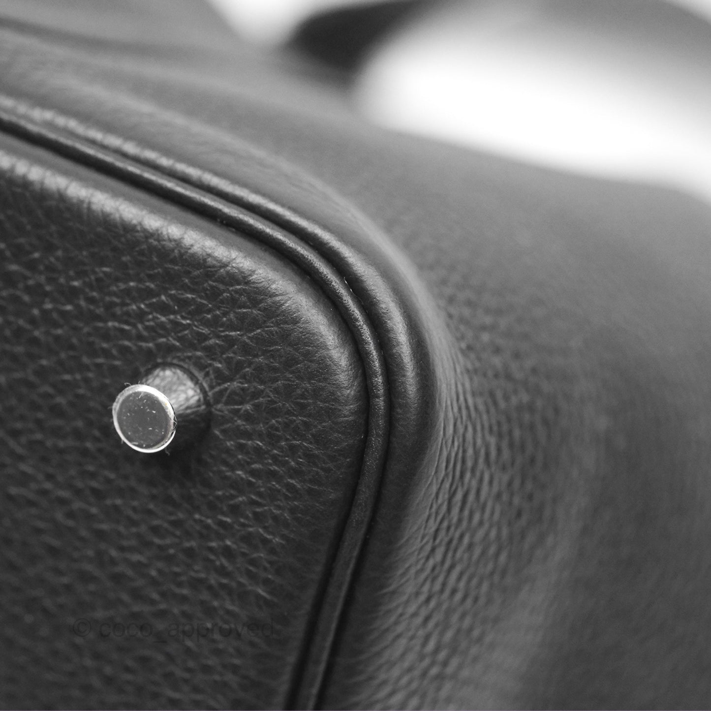 Hermès Picotin 22 Black Noir 89 Clemence Palladium Hardware