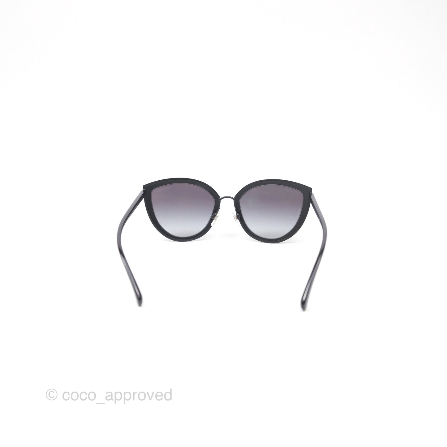 Chanel Cat Eye Sunglasses Matte Black