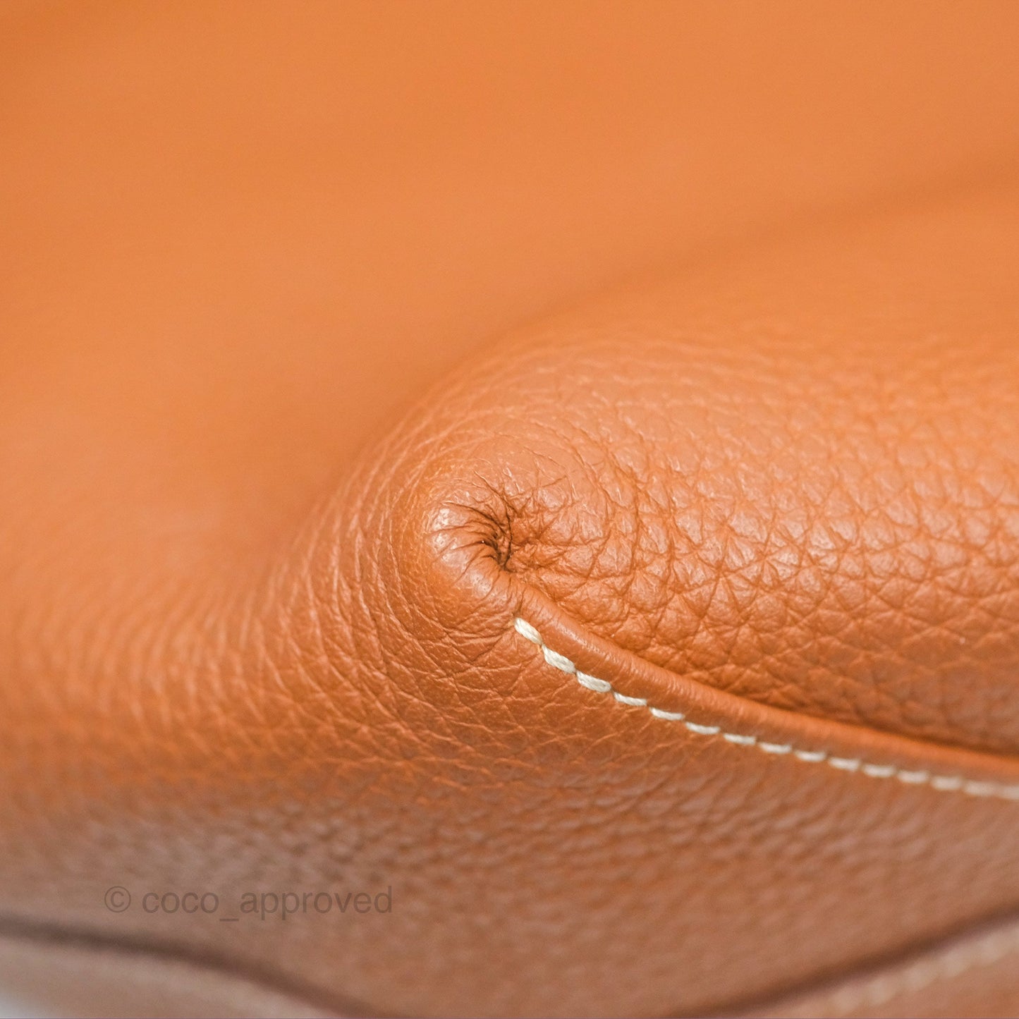 Hermès Double Sens Tote 36 Gold/ Orange Clemence