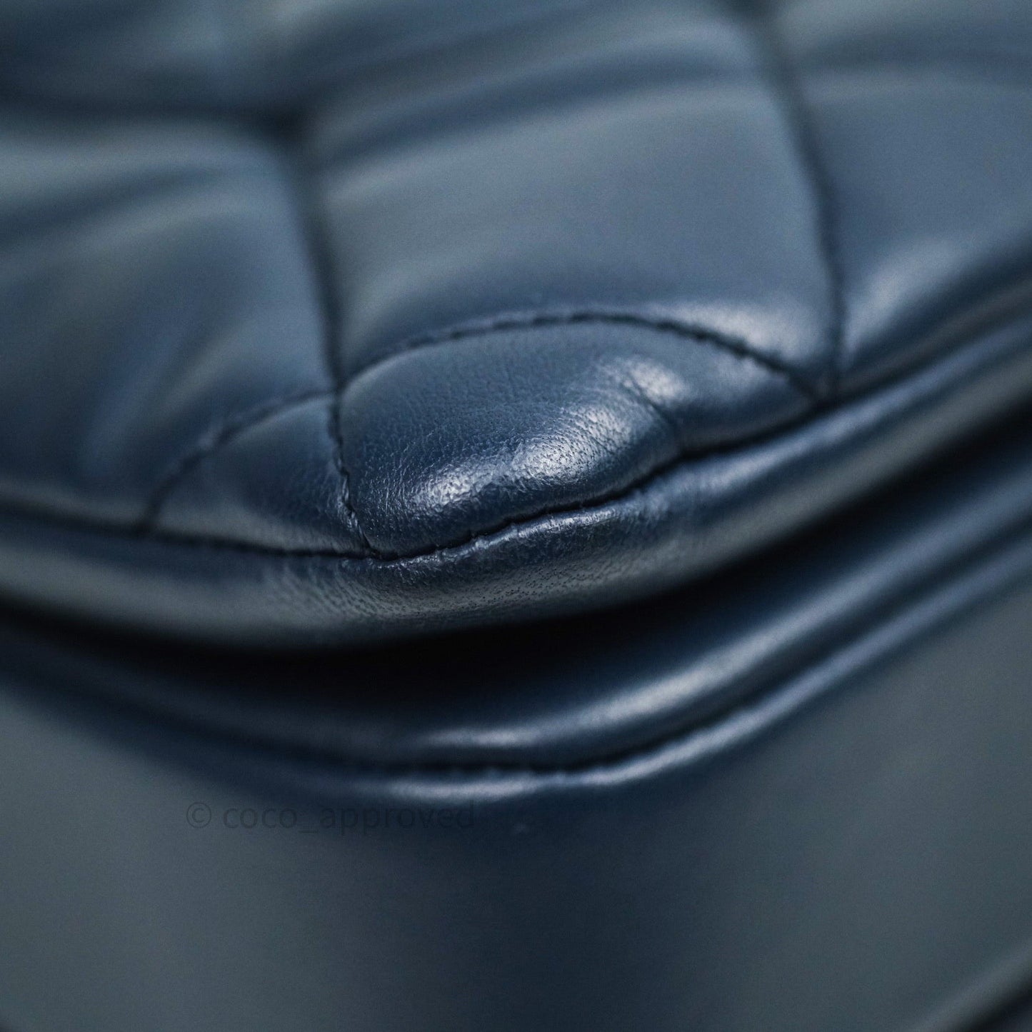 Chanel Trendy CC Small Navy Lambskin Gold Hardware