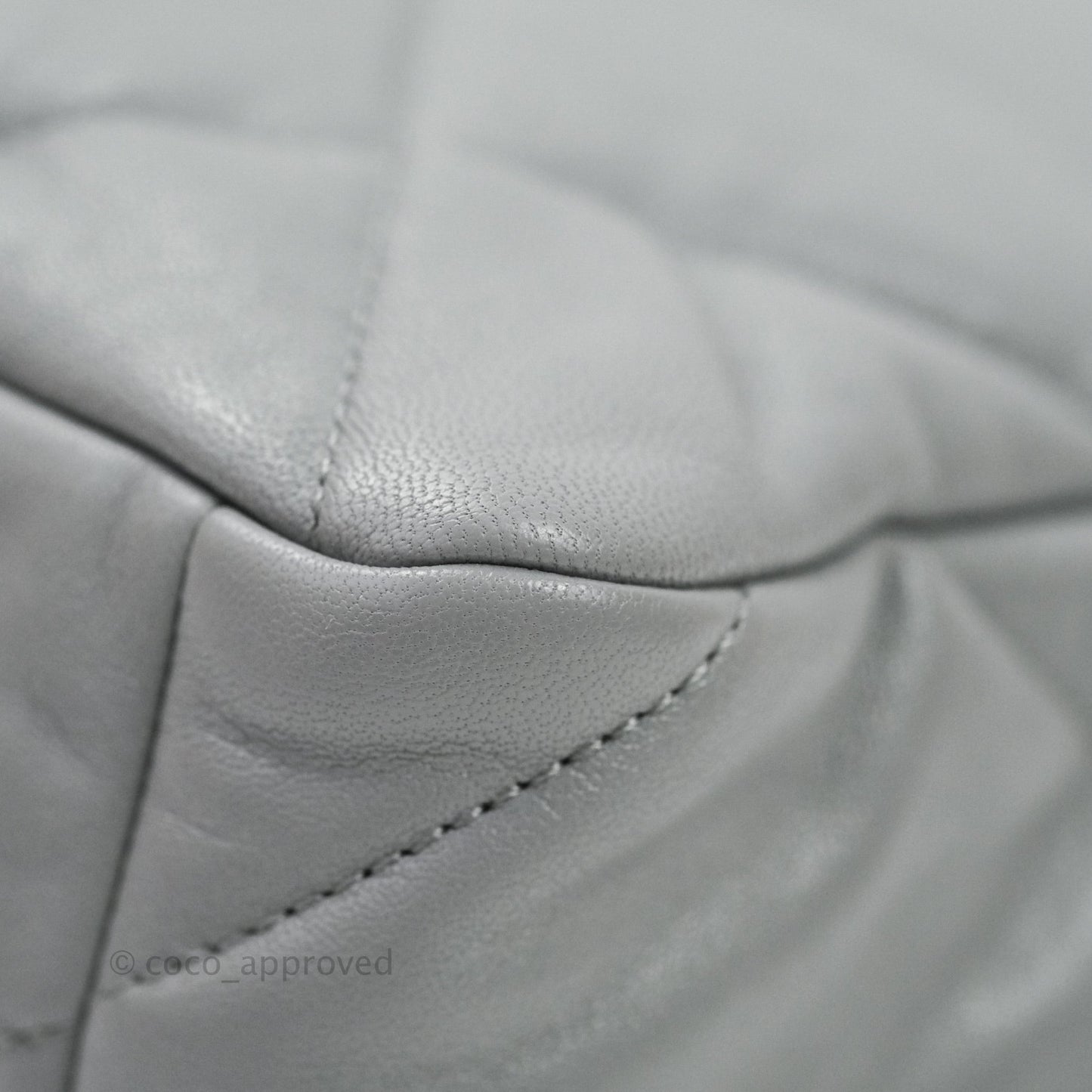 Chanel 19 Medium Grey Mixed Hardware Lambskin