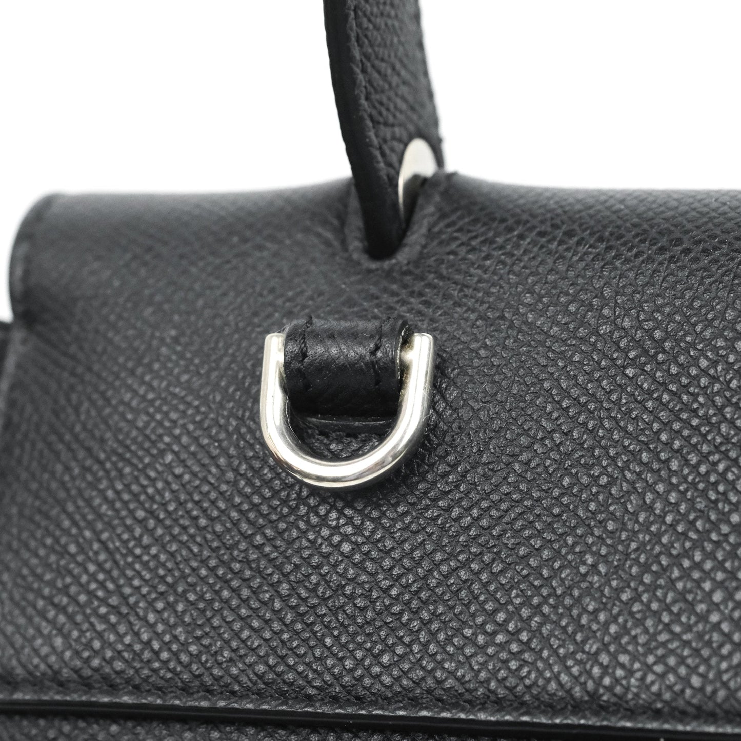 Celine Mini Belt Bag Dark Navy Grained Calfskin Silver Hardware