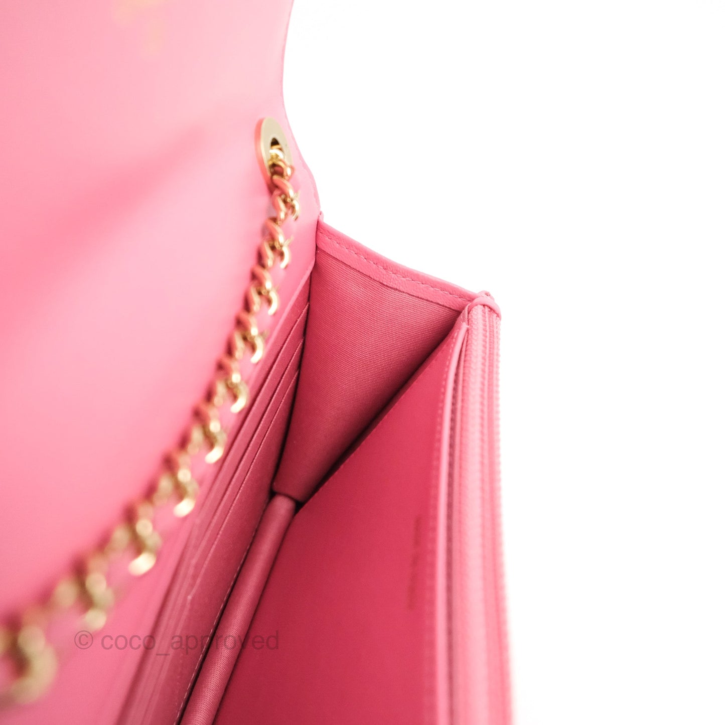Chanel Trendy CC WOC Pink Lambskin Gold Hardware