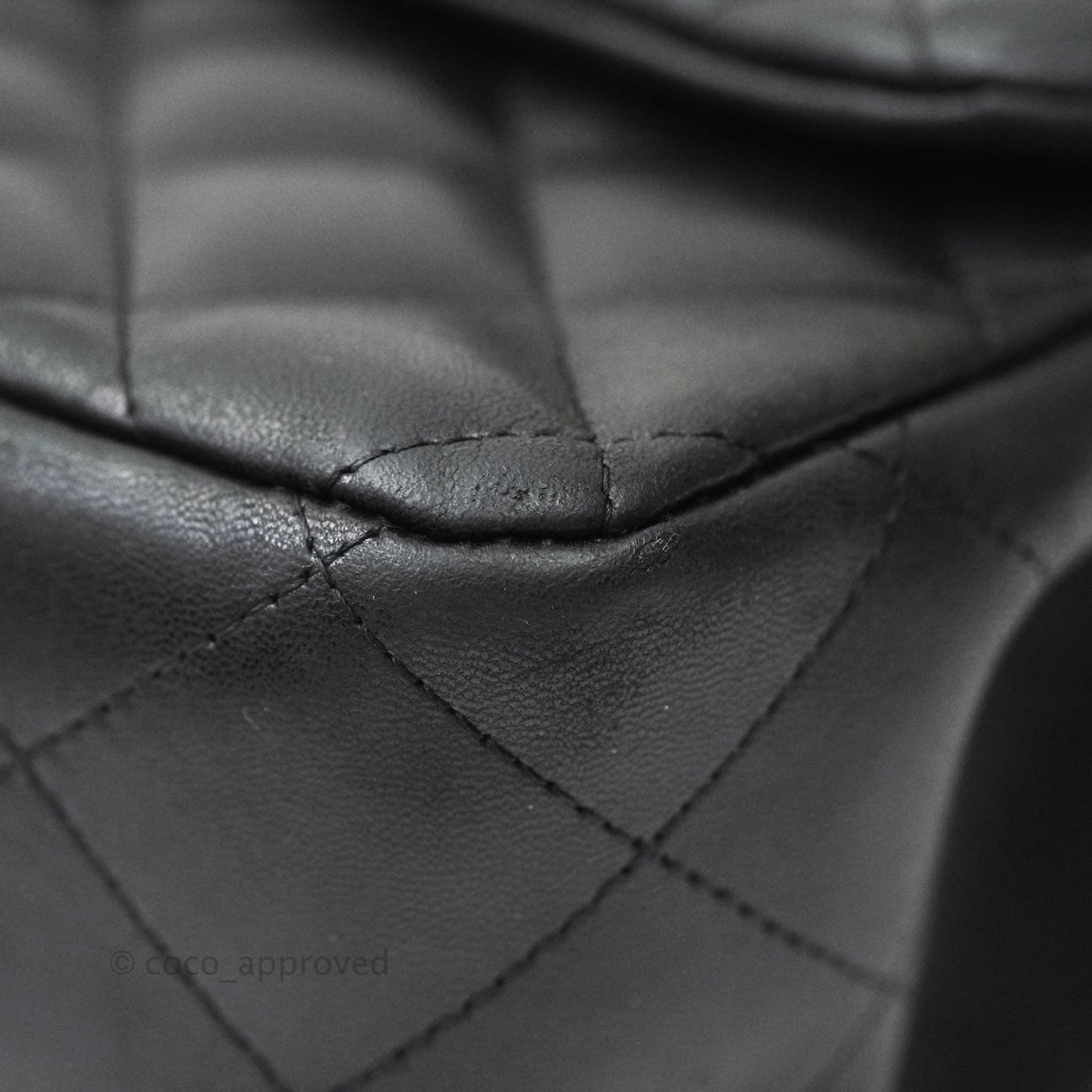 Chanel Jumbo Double Flap Black Lambskin Silver Hardware⁣⁣
