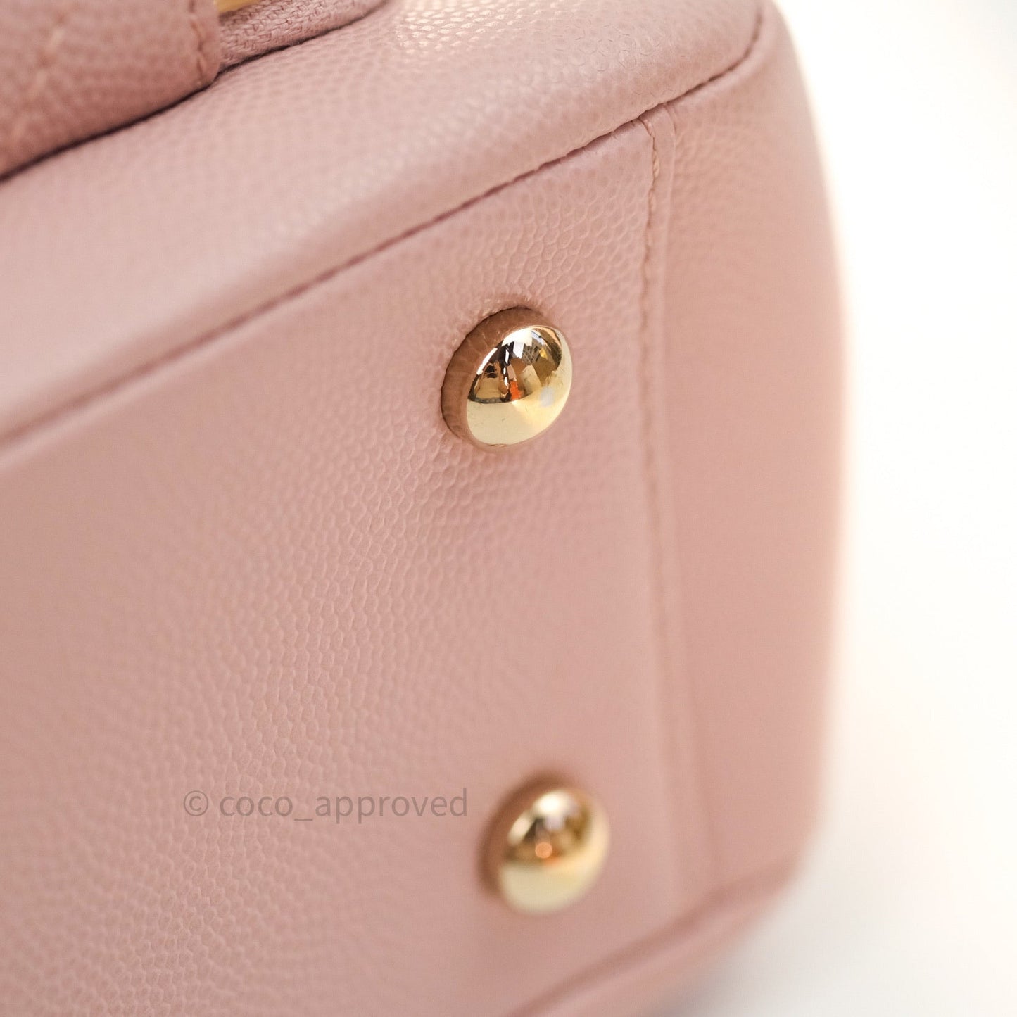 Chanel Quilted Medium Business Affinity Flap Light Pink Light Gold Hardware