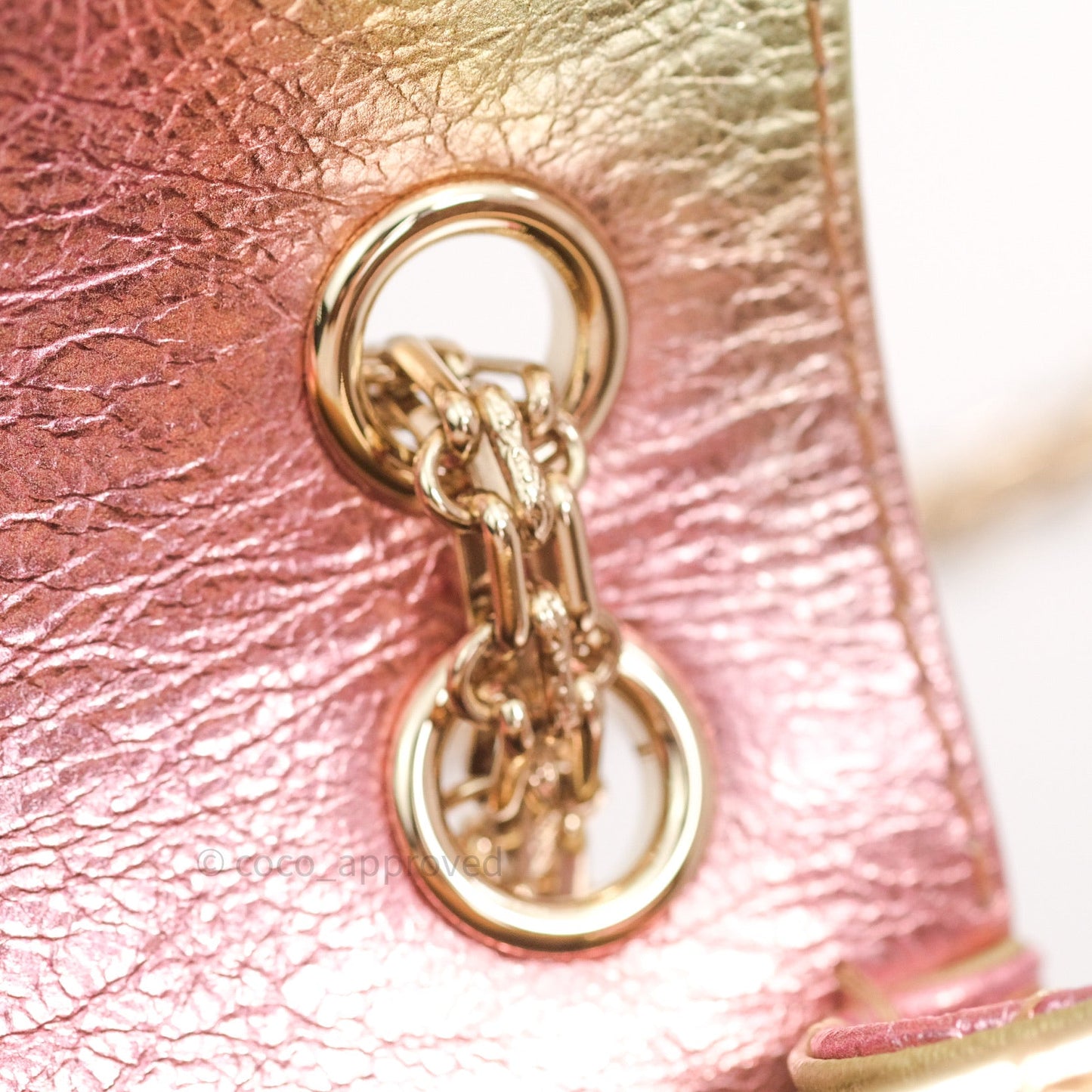 Chanel Mini Reissue 224 Rainbow Quilted Calfskin Gold Hardware
