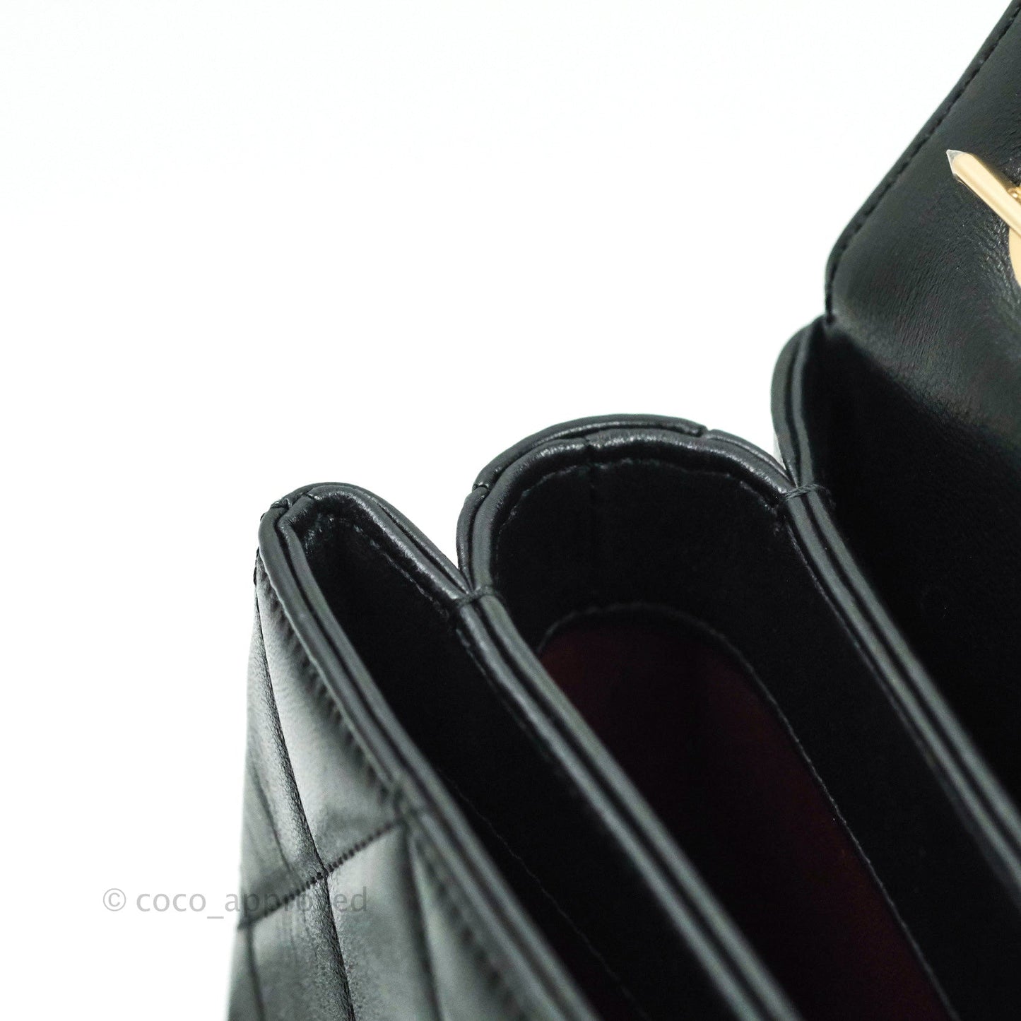Chanel Trendy CC Small Black Lambskin Gold Hardware