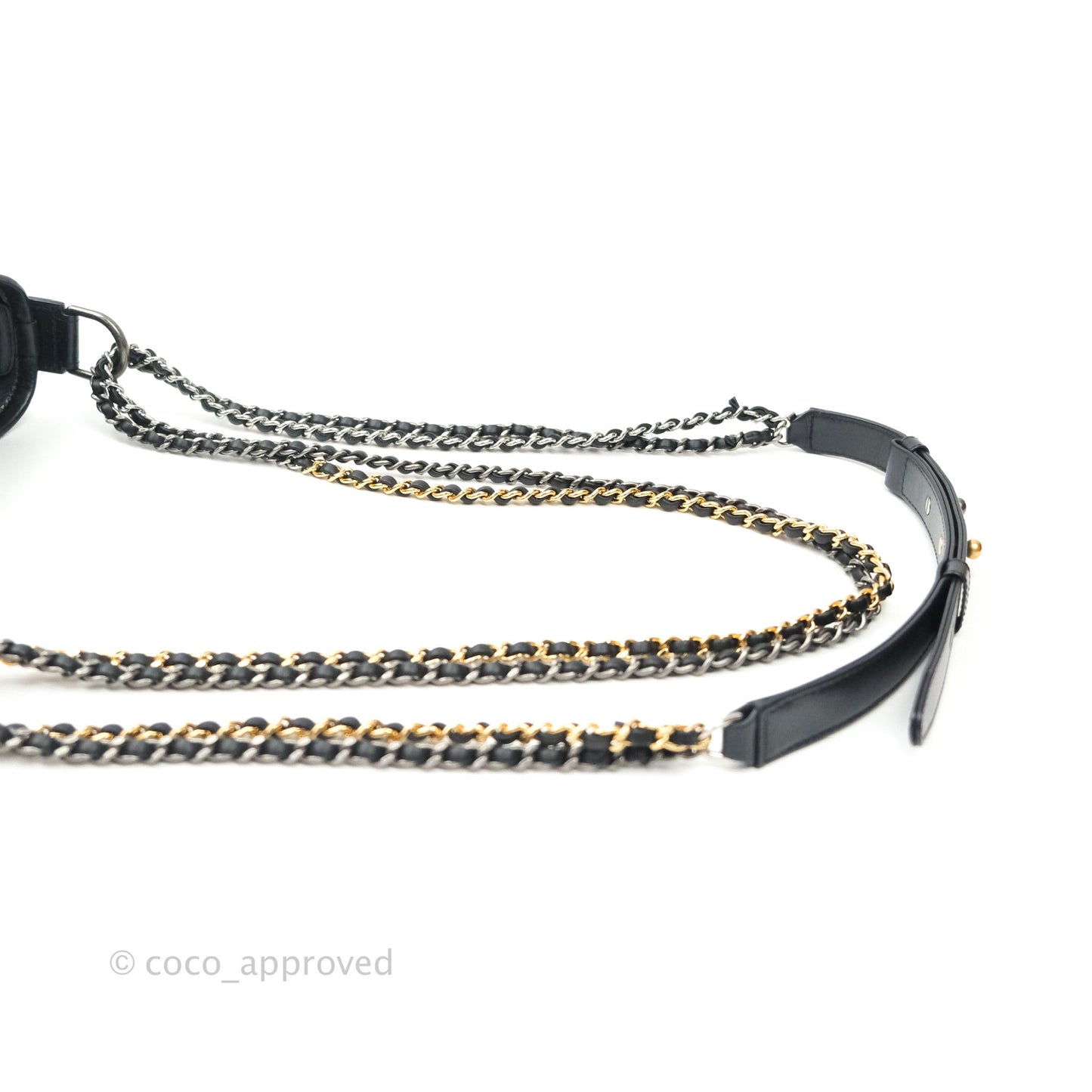 Chanel Quilted Small Gabrielle Hobo Grey Calfskin Mixed Hardware