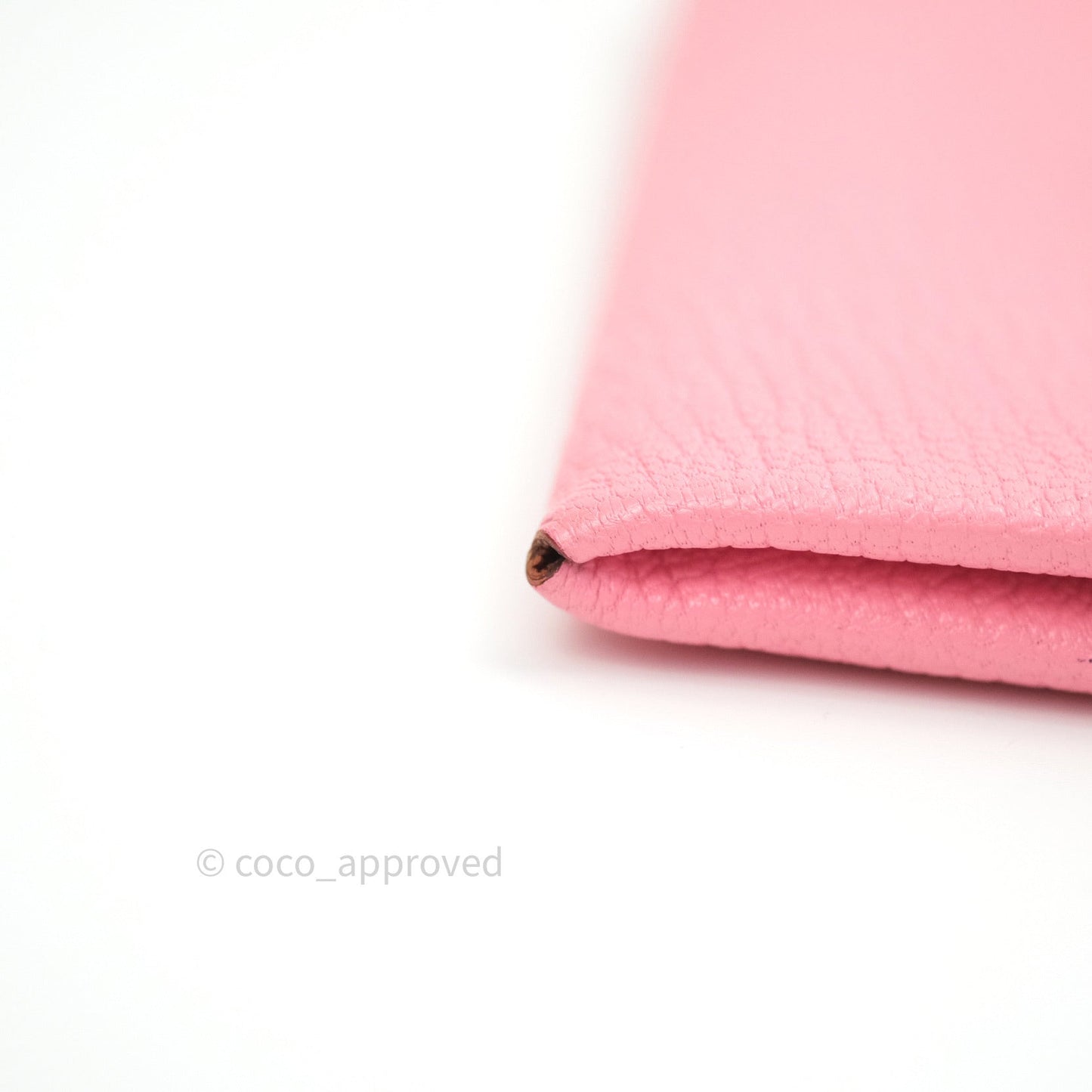 Hermès Bastia Coin Purse Rose Confetti and Brique Chèvre Mysore Leather