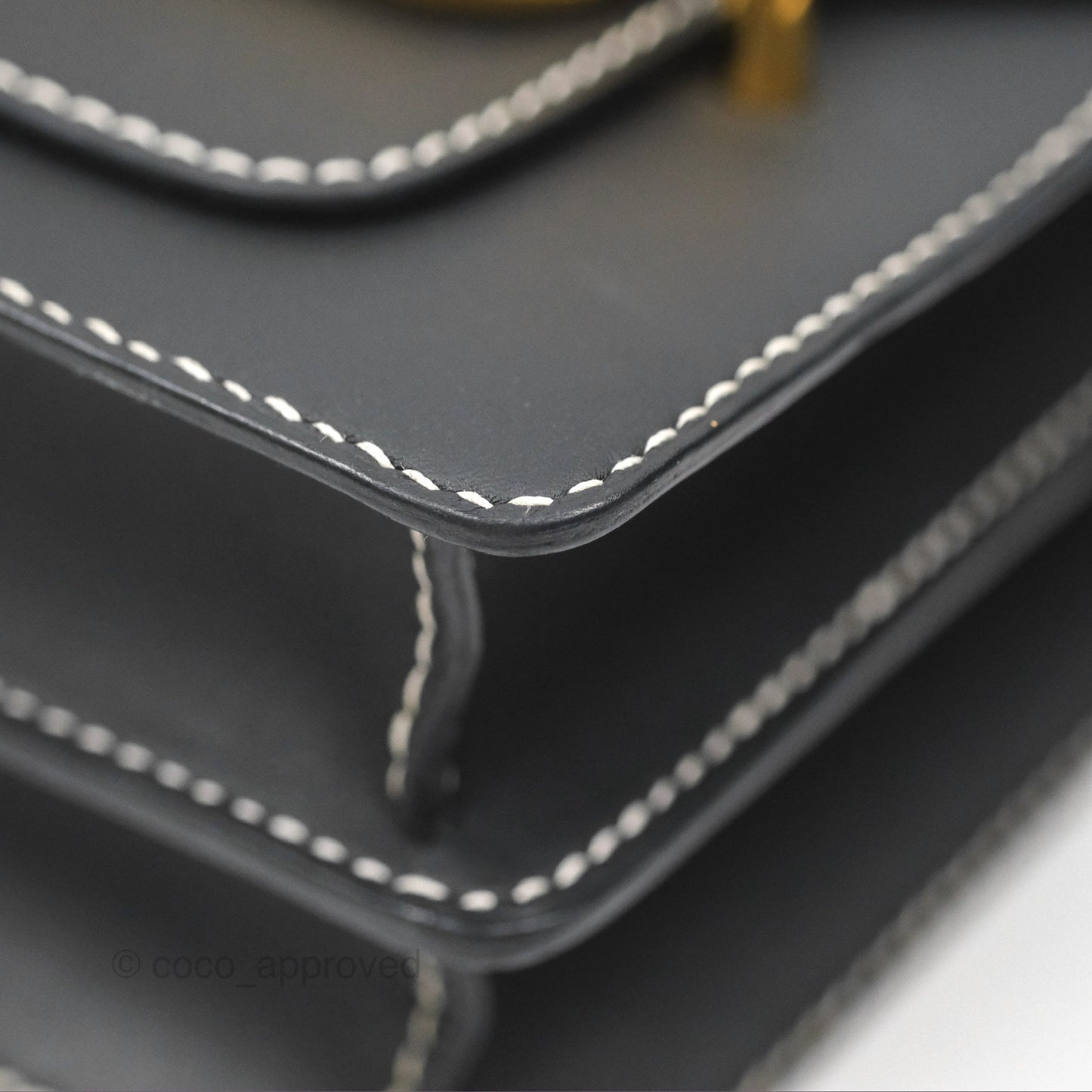 Hermès Roulis 23 Noir 89 Sombrero Gold Hardware