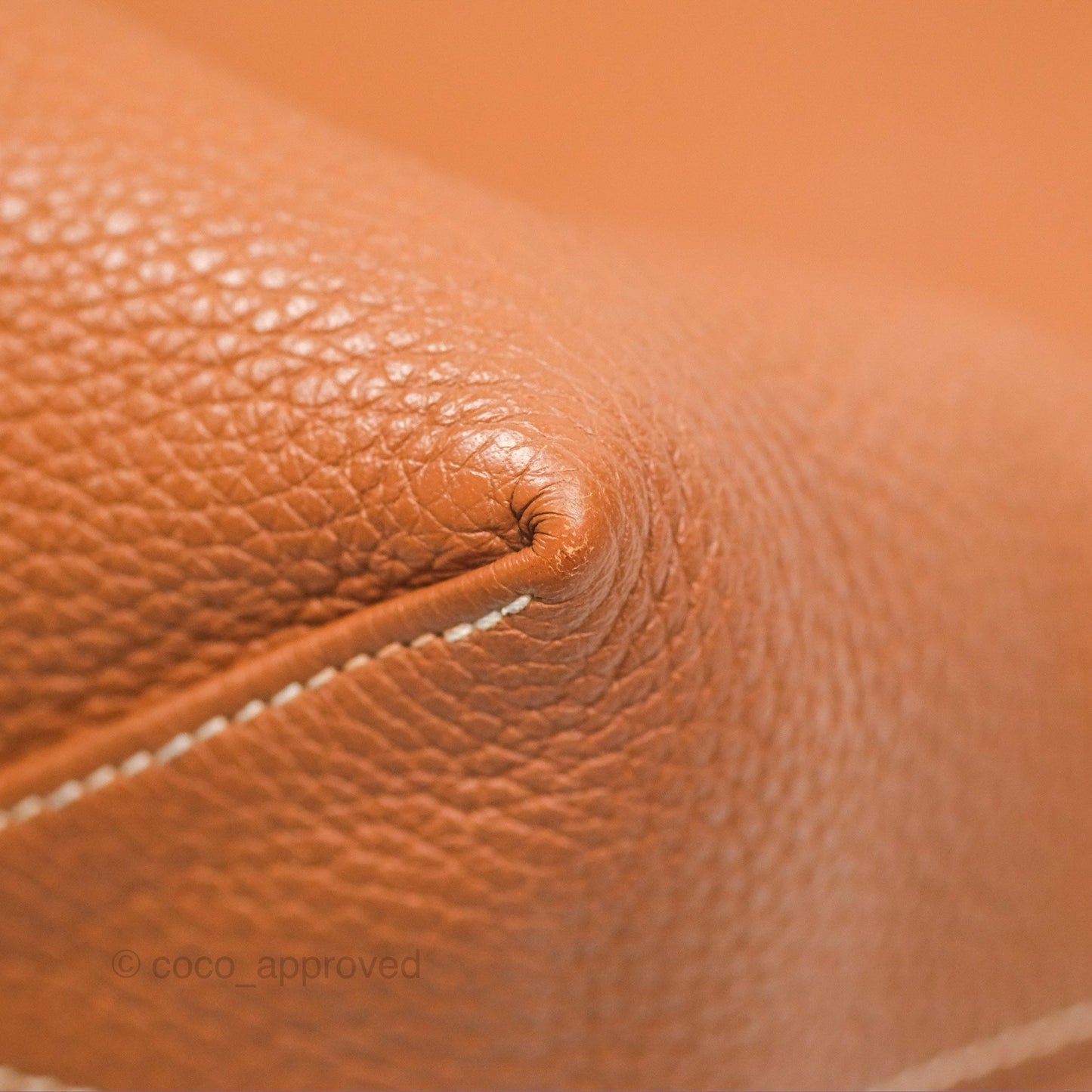 Hermès Double Sens Tote 36 Gold/ Orange Clemence