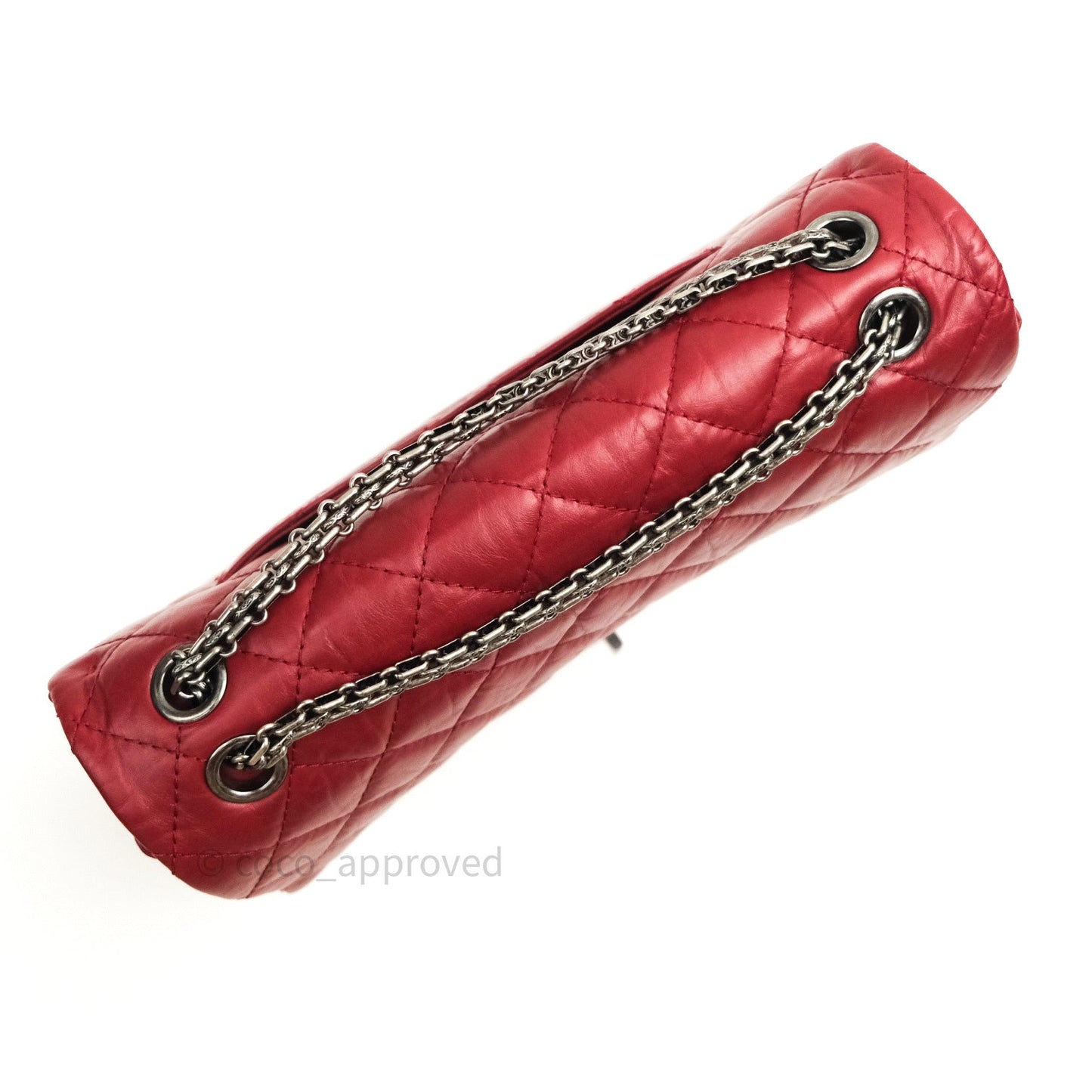 Chanel Reissue Quilted Aged Calfskin Dark Red Ruthenium Hardware 226