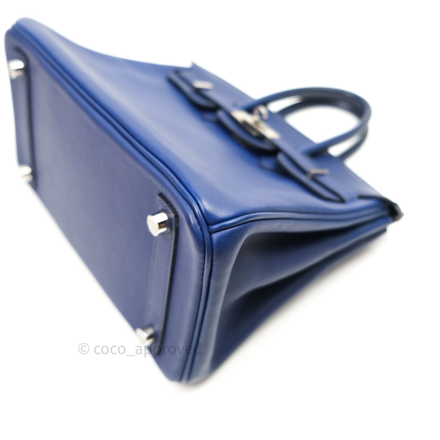 Hermès Birkin 25 Bleu Sapphir Swift Palladium Hardware