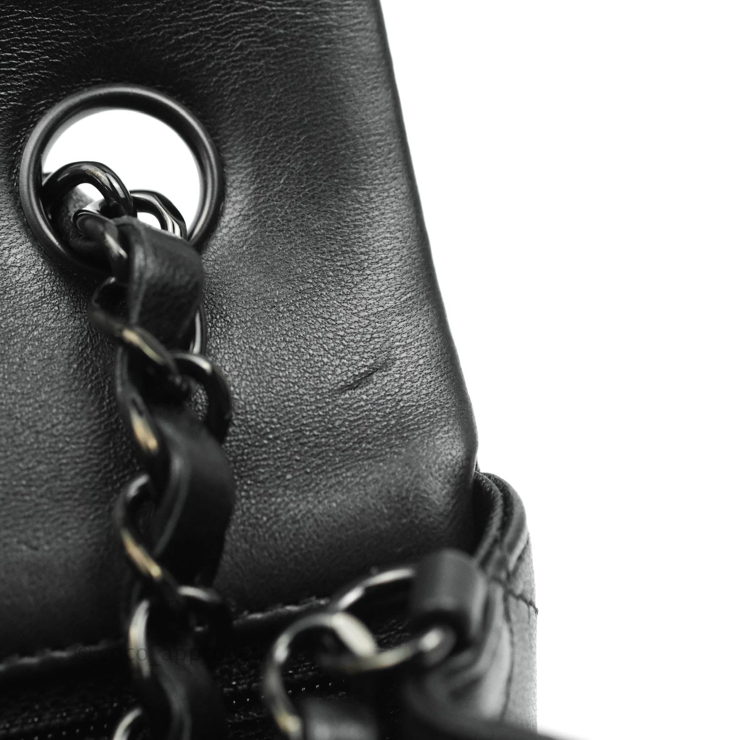 Chanel Quilted Mini Rectangular So Black Lambskin