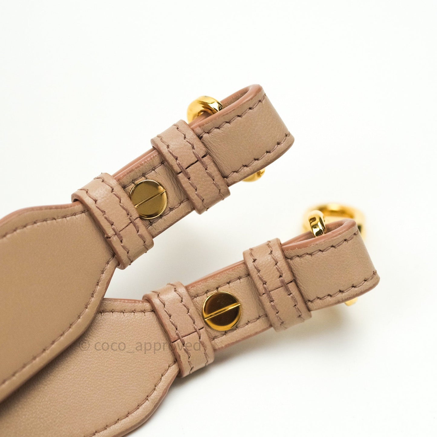 Christian Dior Lambskin My ABCDior Lady Dior Beige Gold Hardware