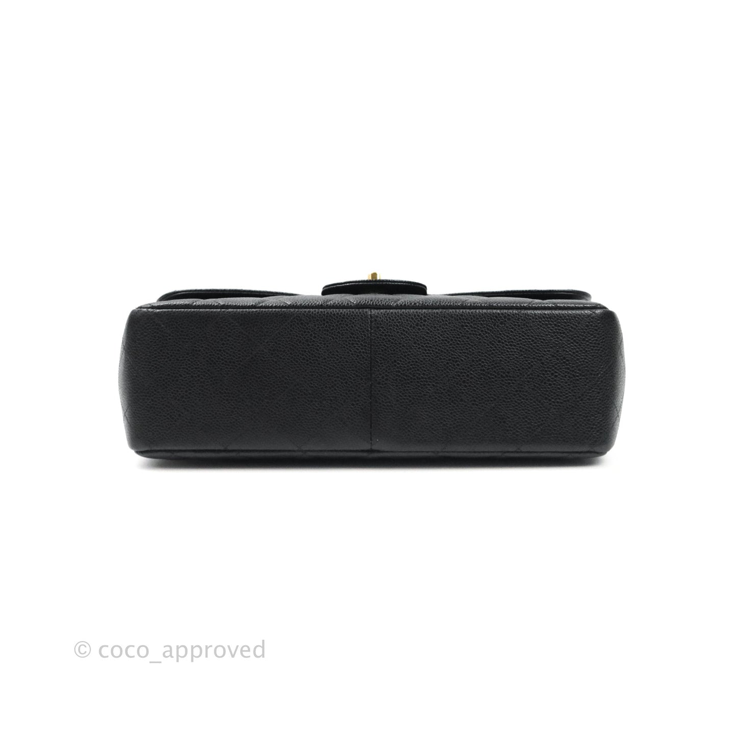 Chanel Jumbo Single Flap Black Caviar Gold Hardware⁣⁣