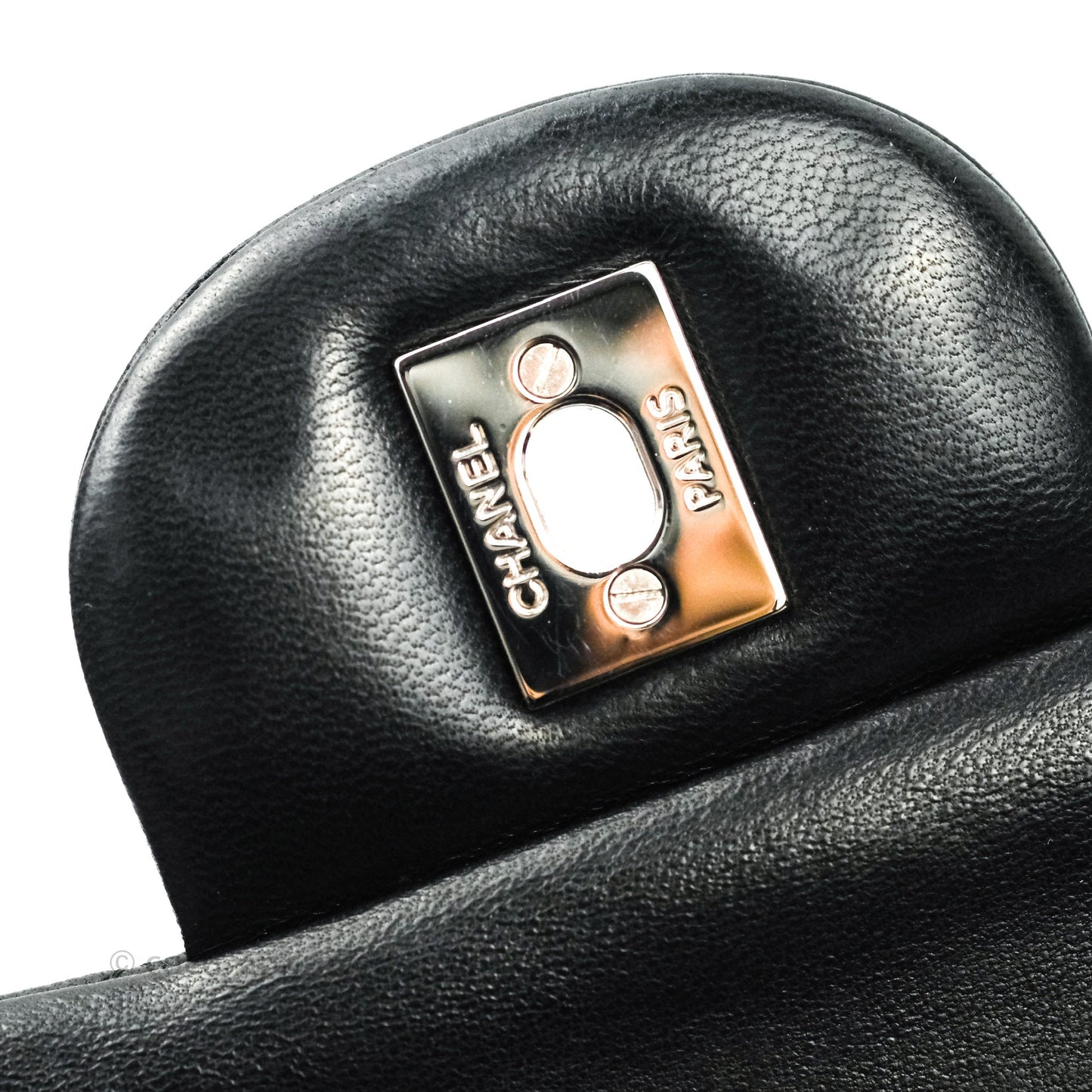 Chanel Jumbo Double Flap Black Lambskin Silver Hardware⁣⁣