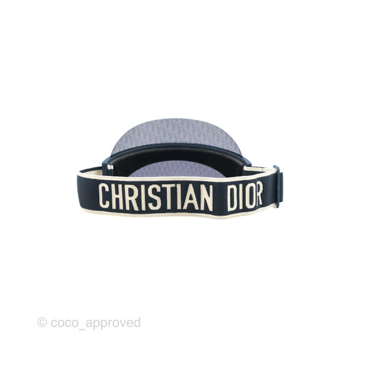 Christian Dior Diorclub V1U Dior Blue Oblique Visor