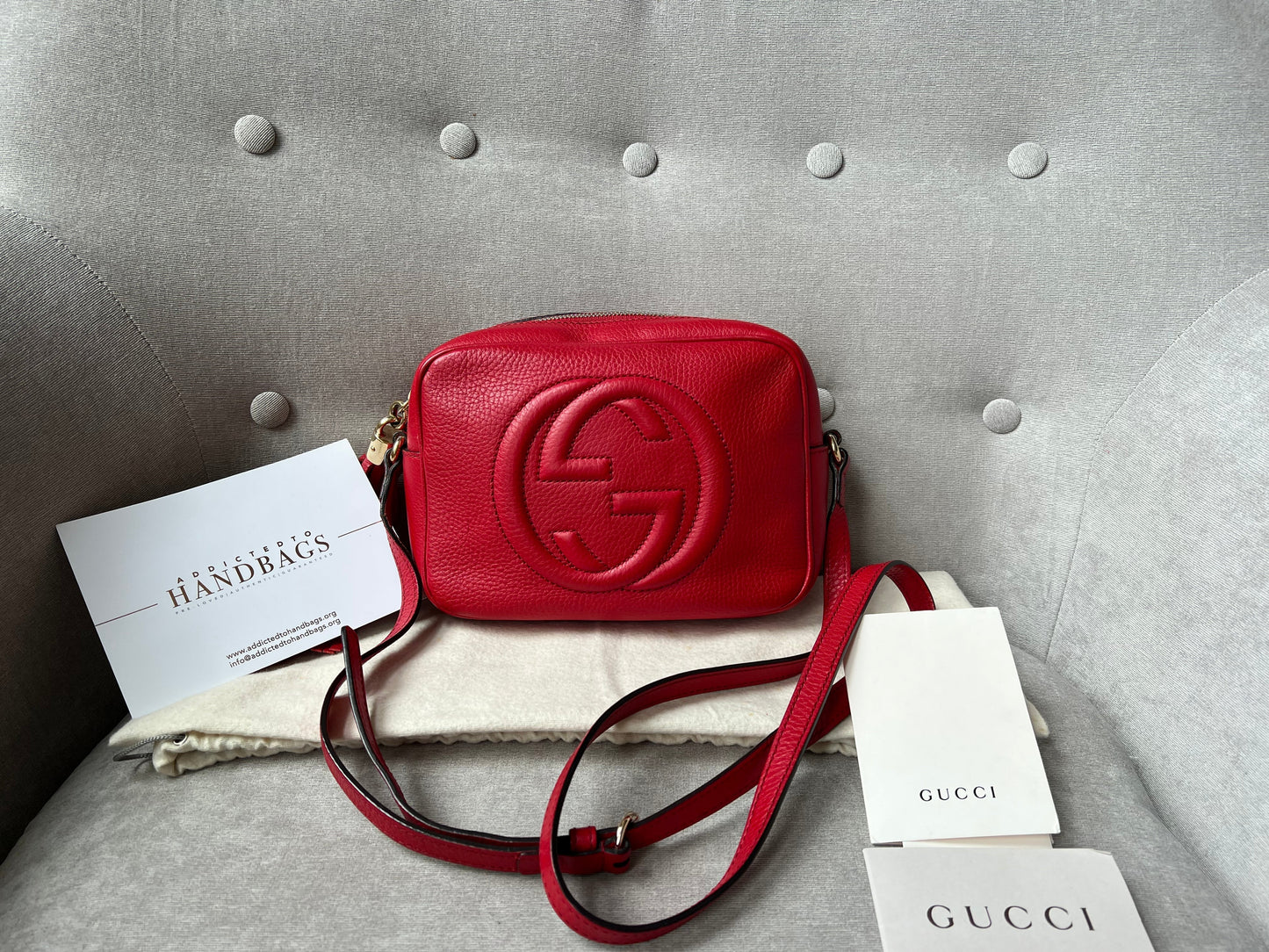 Luxury Gucci Red Soho Disco
