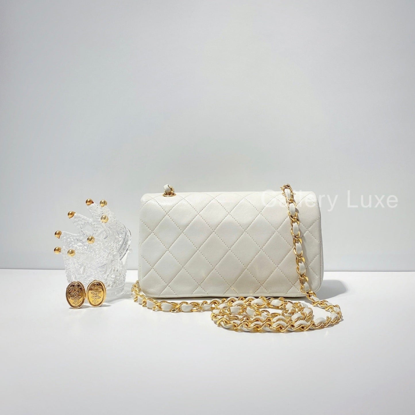 No.2418-Chanel Vintage Lambskin Mini Flap Bag