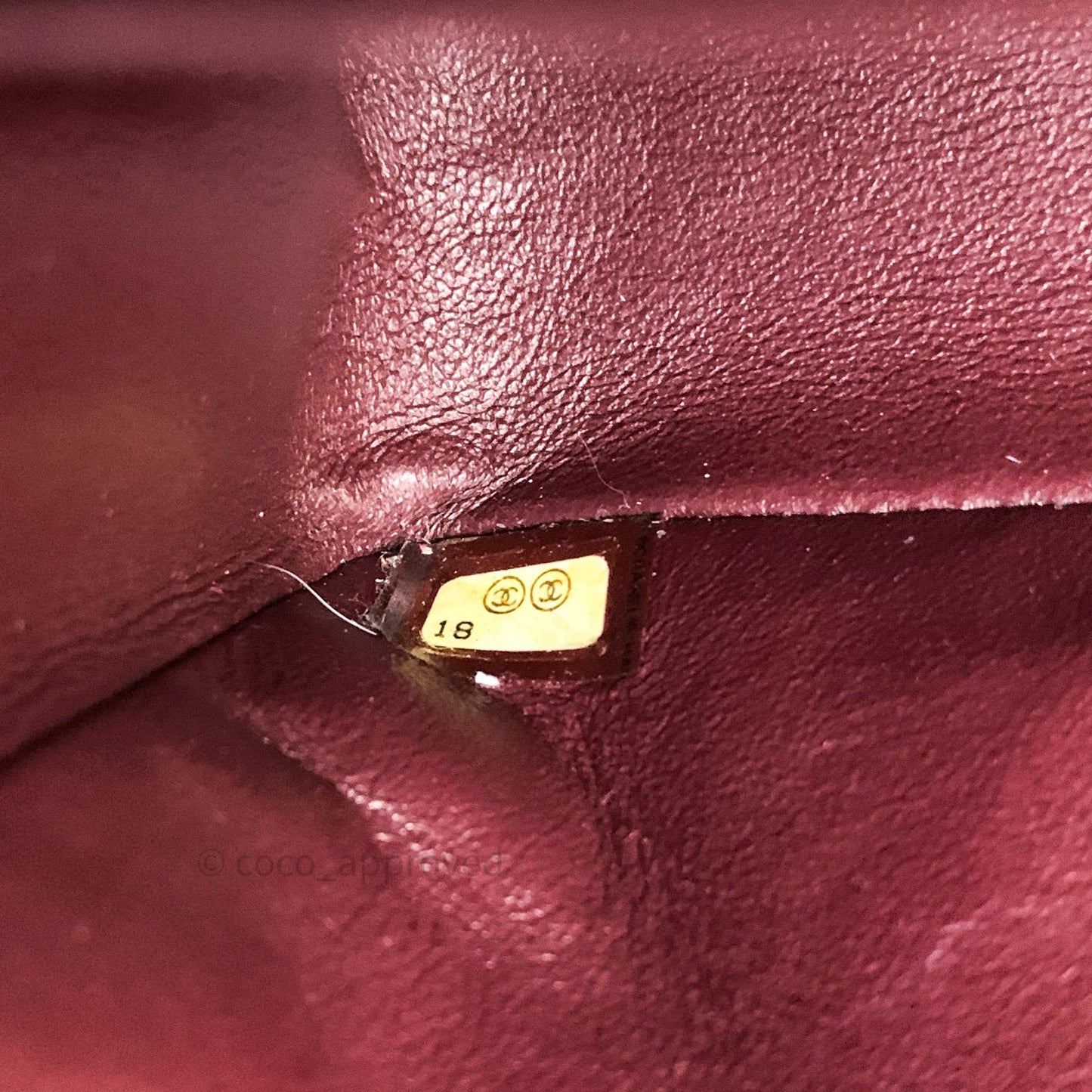Chanel Classic M/L Black Lambskin Gold Hardware