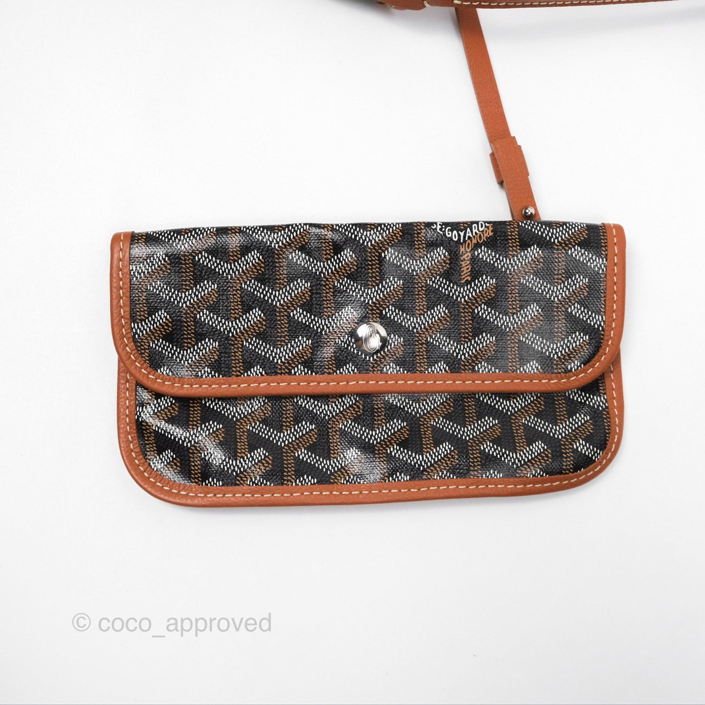 Goyard Bohème Hobo Bag Black/Tan Goyardine Canvas