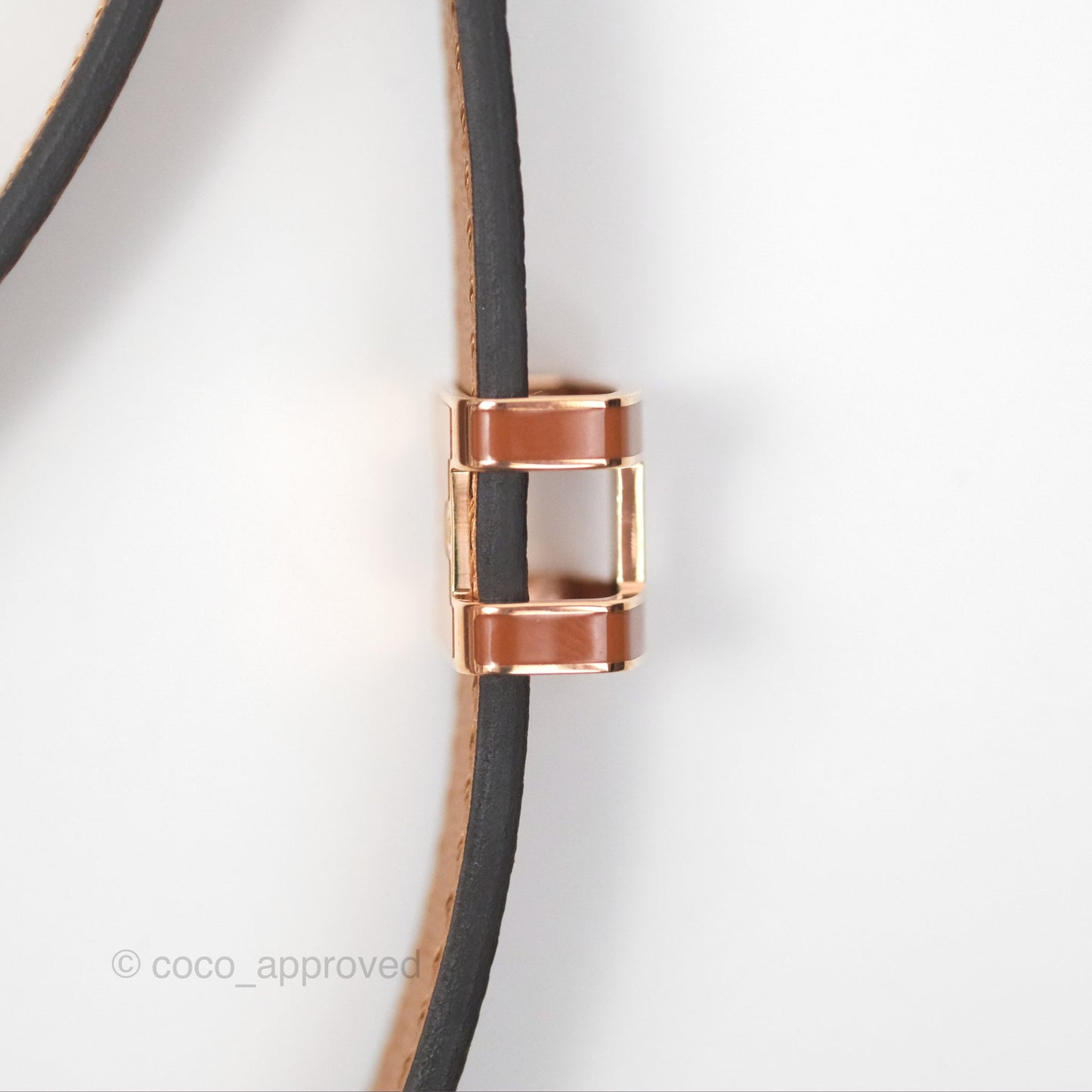 Hermes Pop H 15 Belt Gold Epsom Rose Gold Hardware