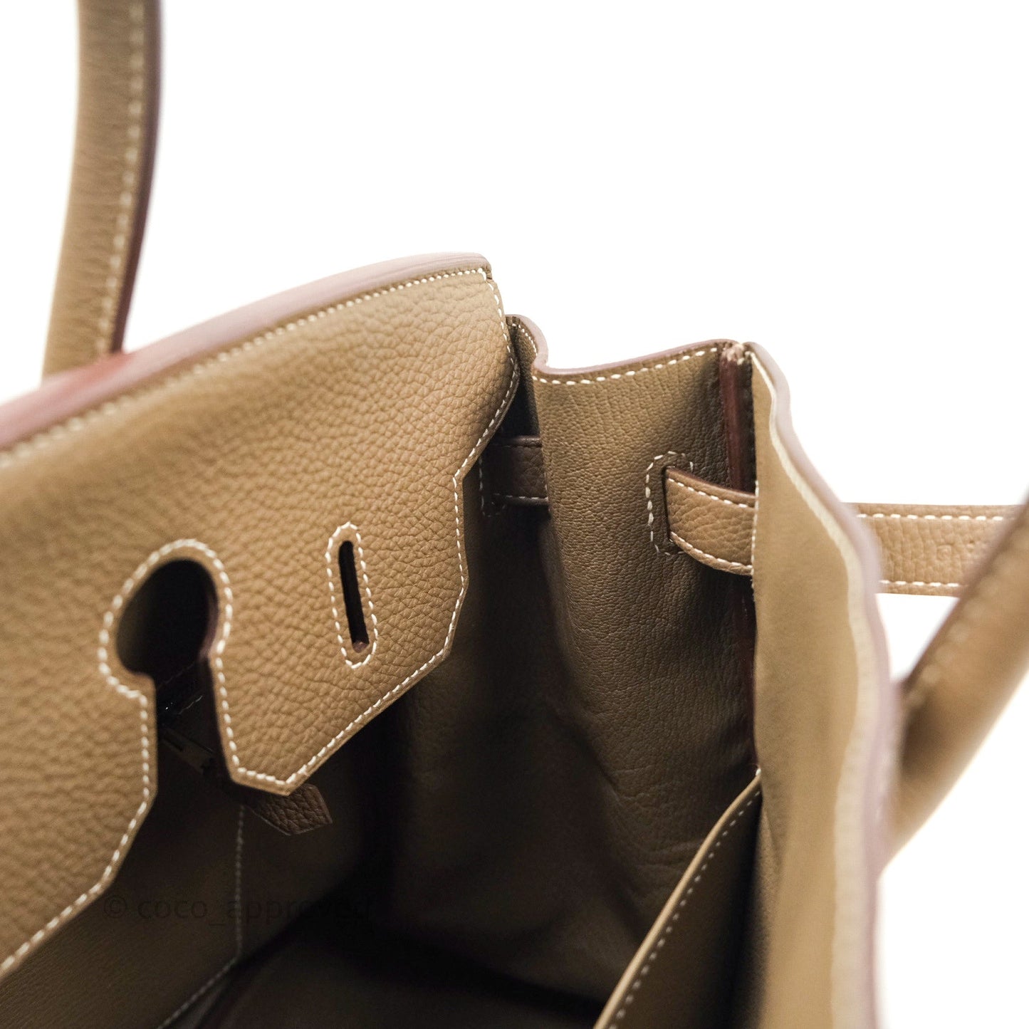 Hermès Birkin 35 Etoupe Togo Palladium Hardware