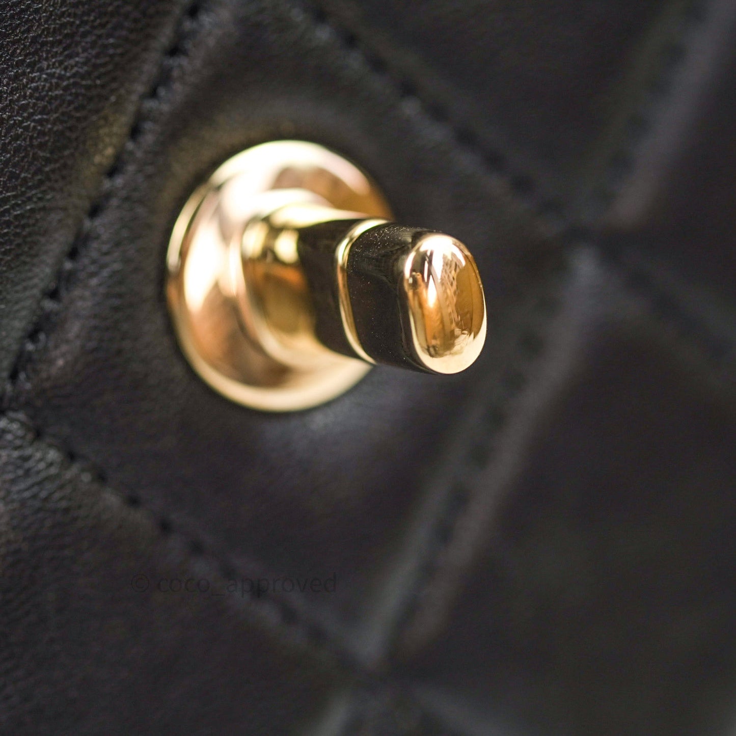 Chanel Trendy CC Small Black Lambskin Gold Hardware