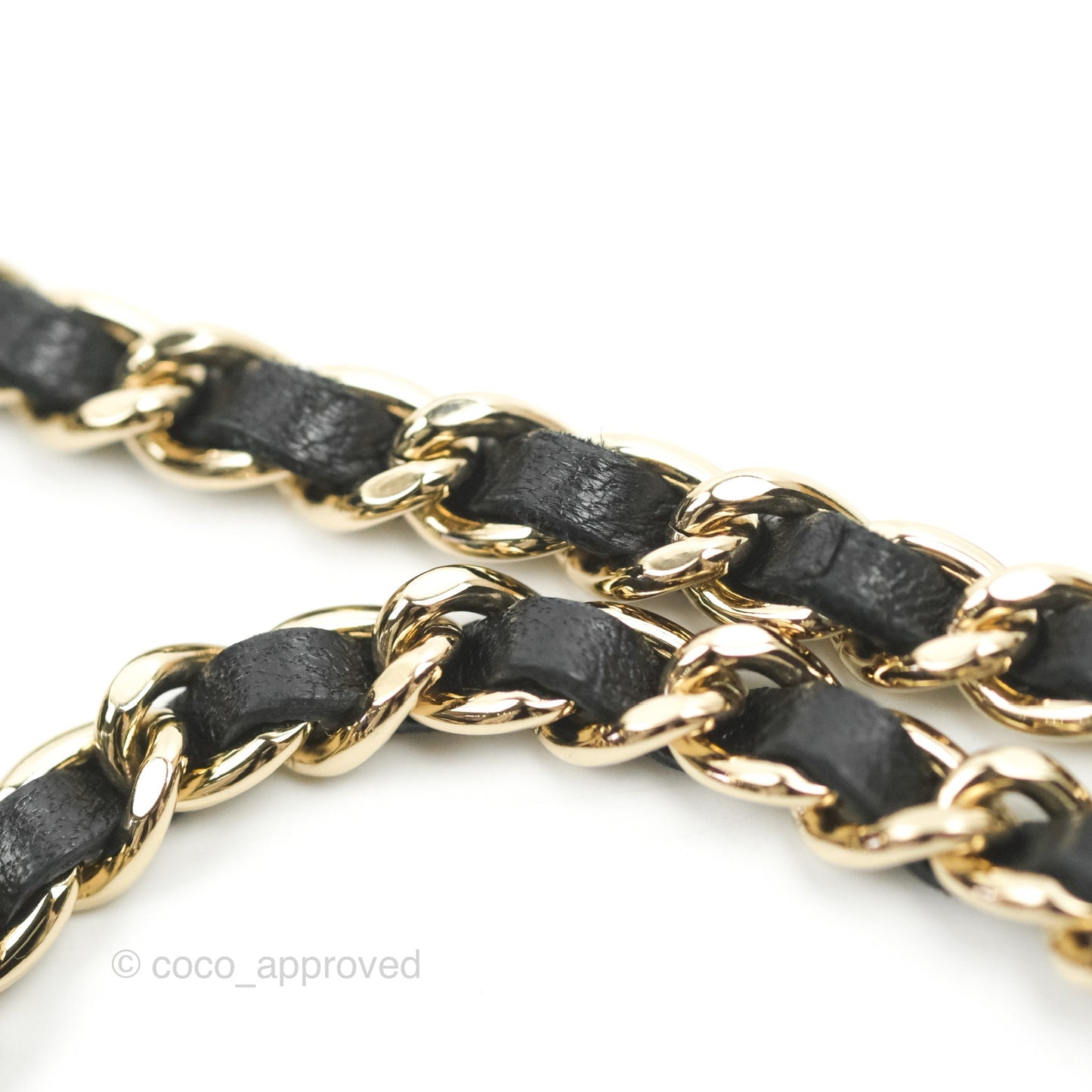 Chanel Mini Top Handle Vanity With Chain Black Lambskin Gold Hardware