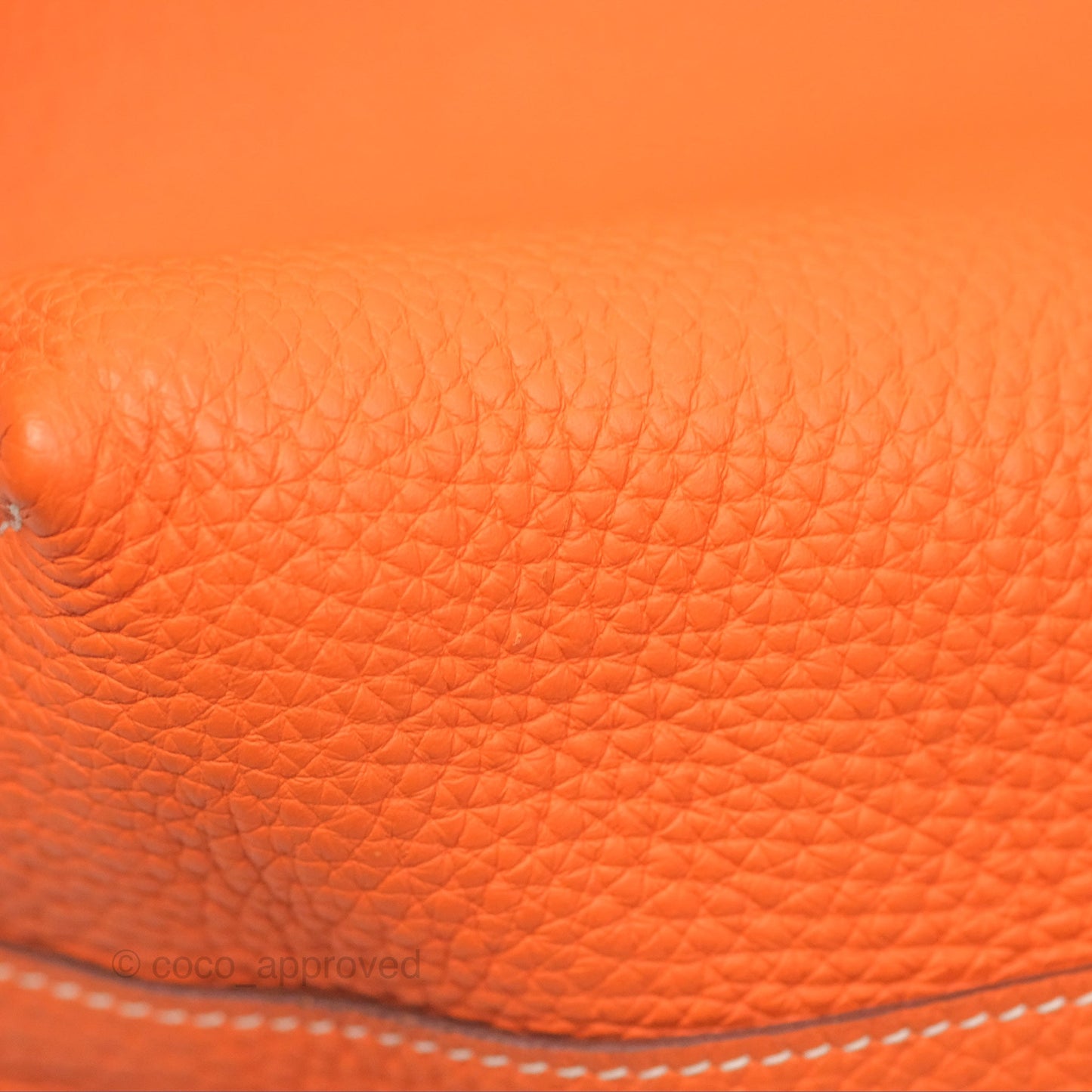 Hermès Double Sens Tote 36 Gold/ Orange Clemence